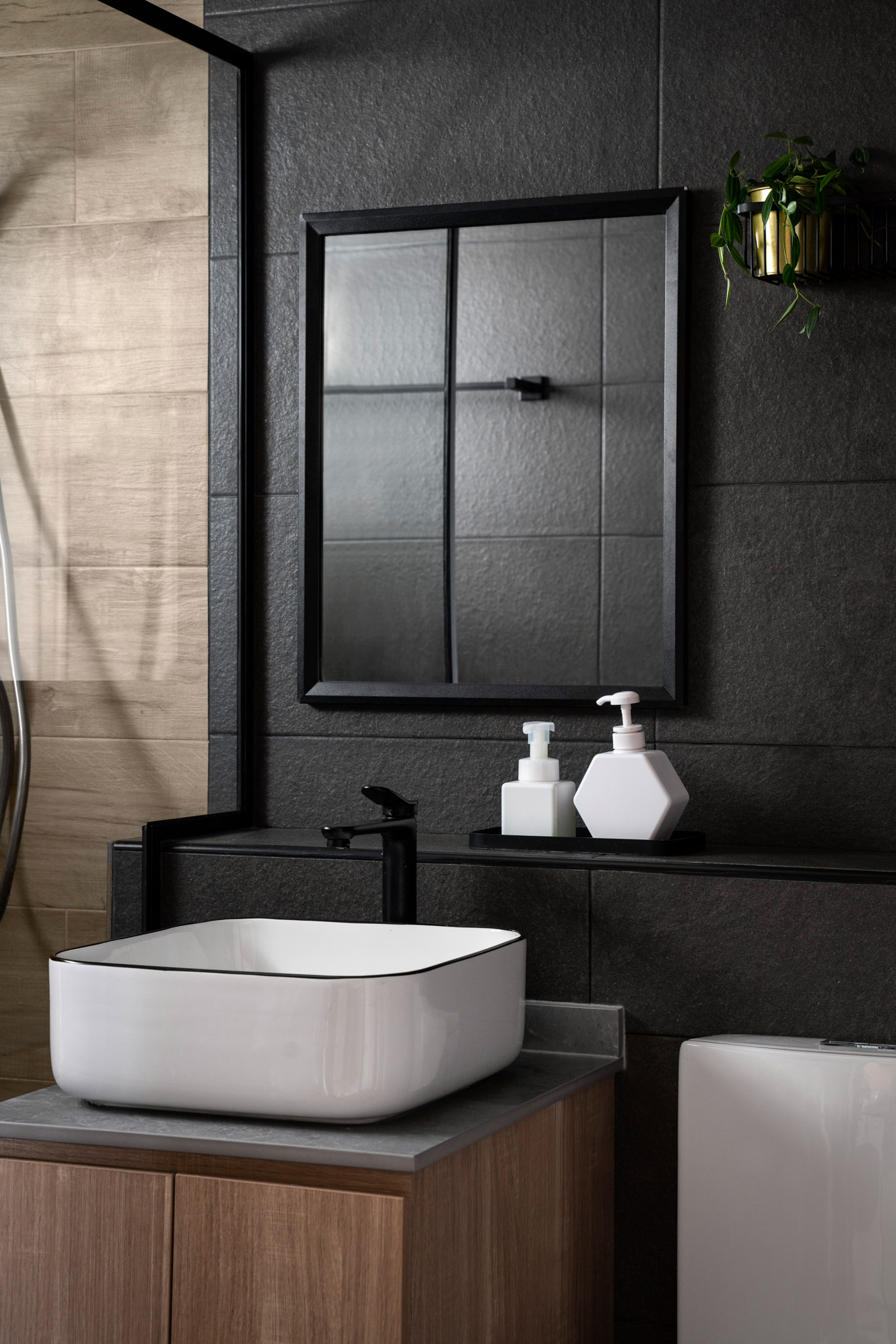 Eclectic, Rustic, Tropical Design - Bathroom - HDB Executive Apartment - Design by The Alchemists Design