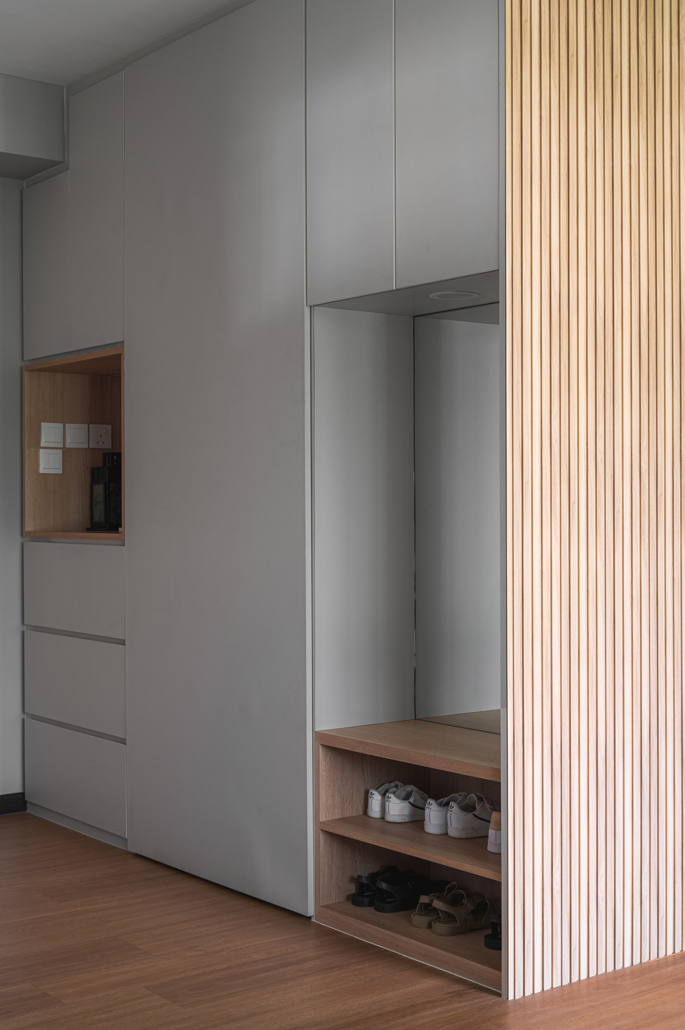 Modern, Rustic, Scandinavian Design - Living Room - HDB 5 Room - Design by The Alchemists Design