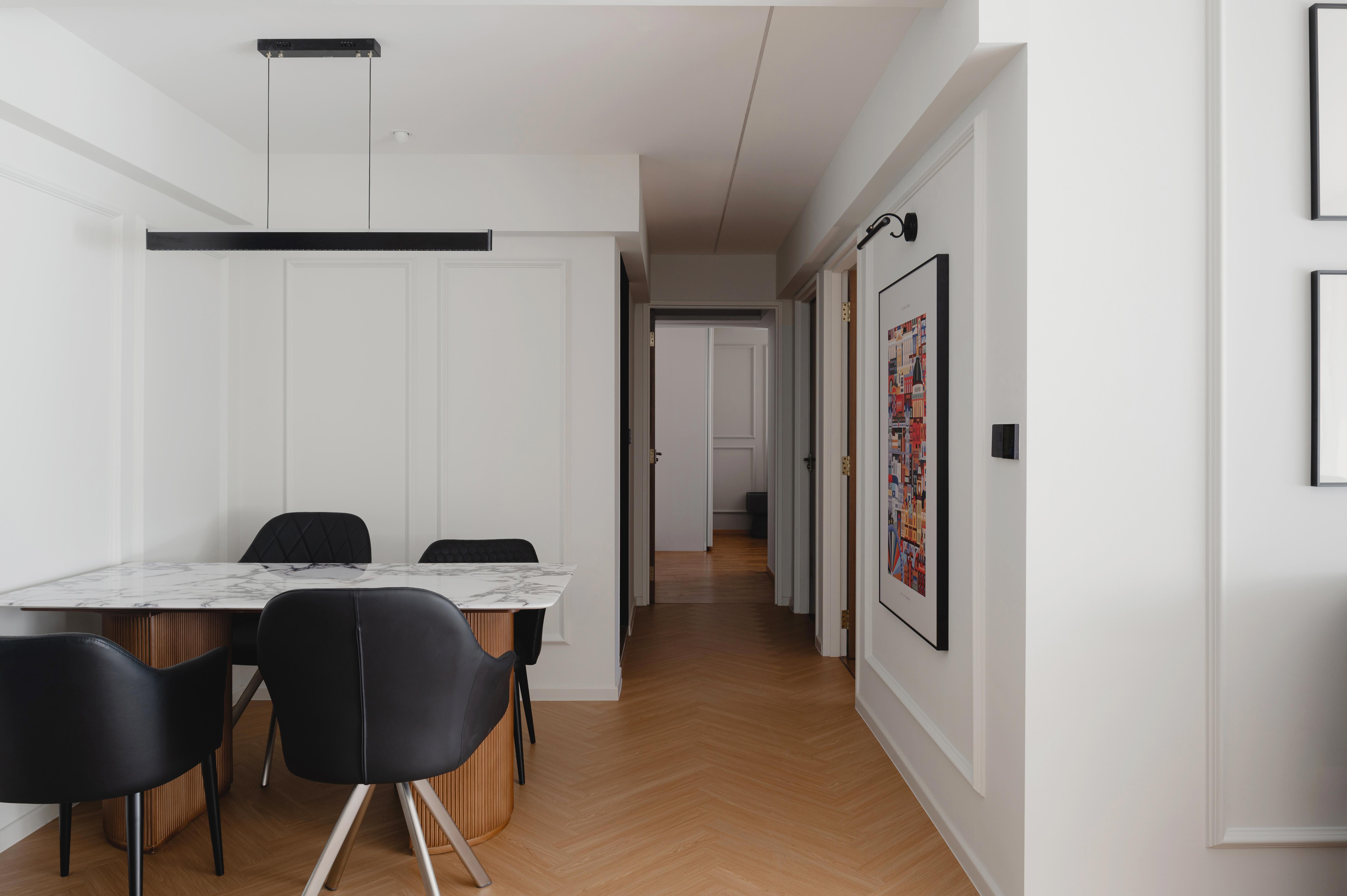 Modern, Victorian Design - Dining Room - HDB 5 Room - Design by The Alchemists Design
