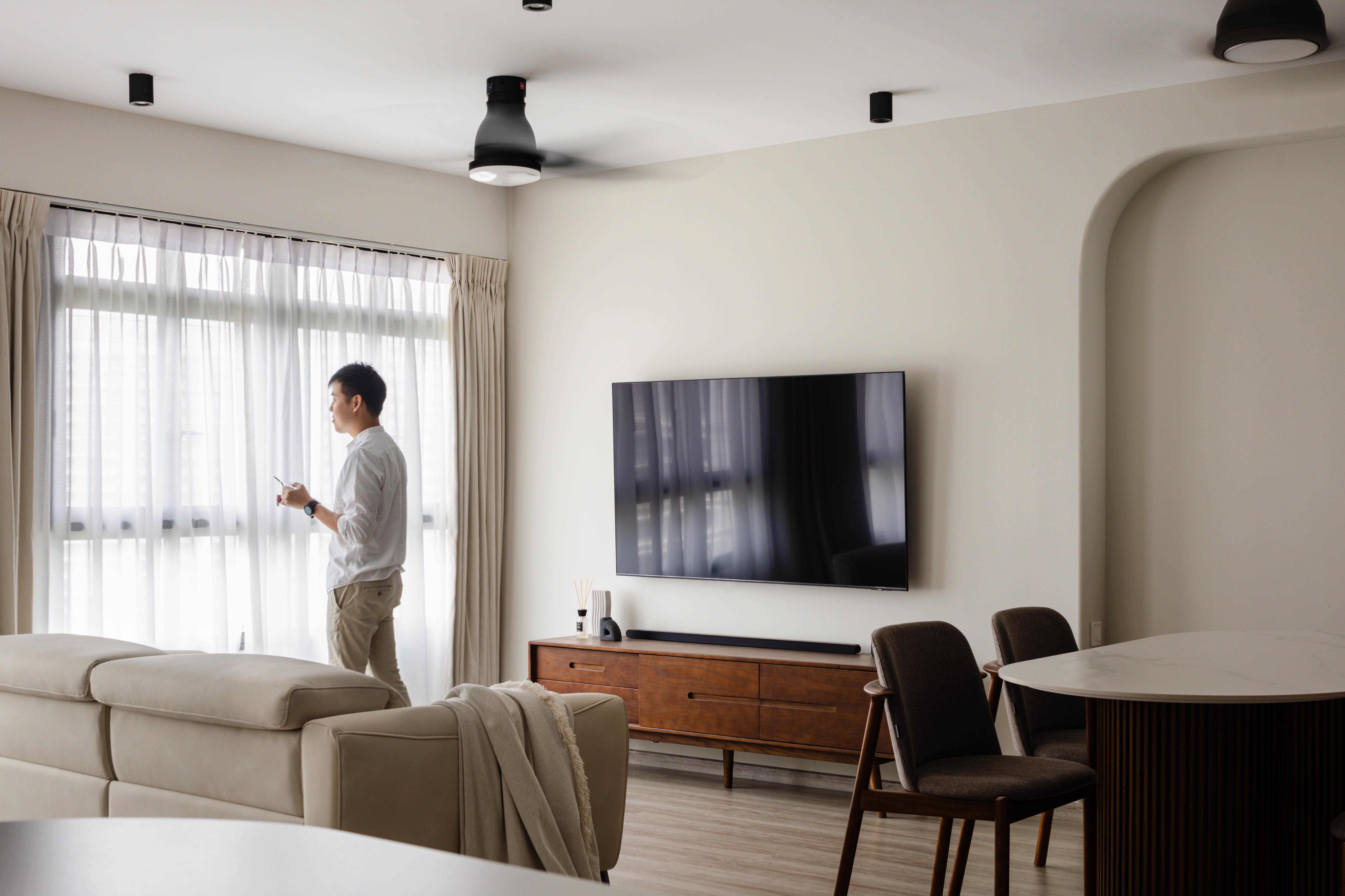 Modern, Others, Scandinavian Design - Living Room - HDB 5 Room - Design by The Alchemists Design