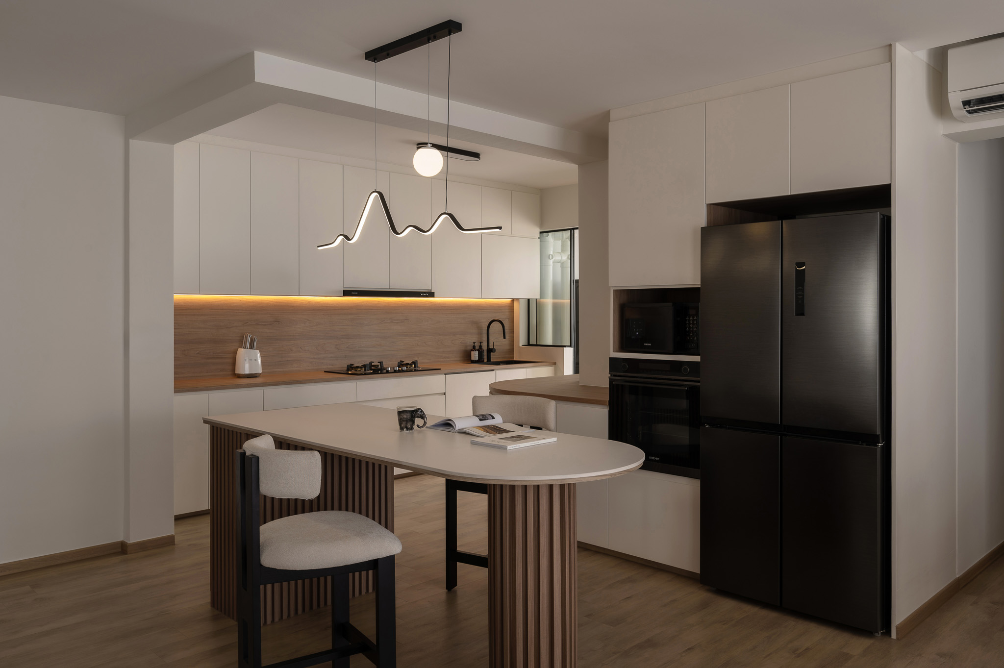Minimalist, Modern, Scandinavian Design - Kitchen - HDB 5 Room - Design by The Alchemists Design