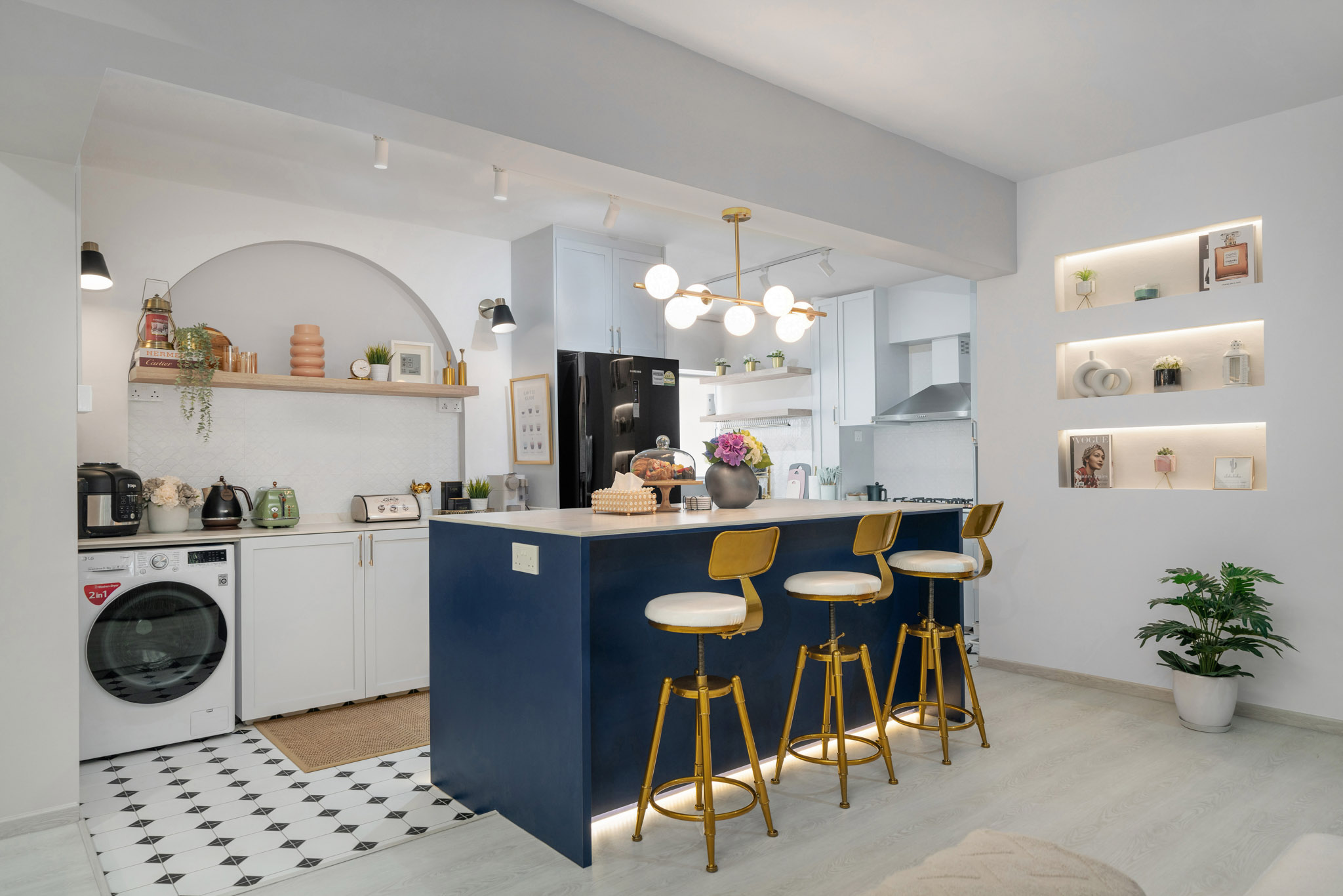 Modern, Victorian Design - Kitchen - HDB 5 Room - Design by The Alchemists Design