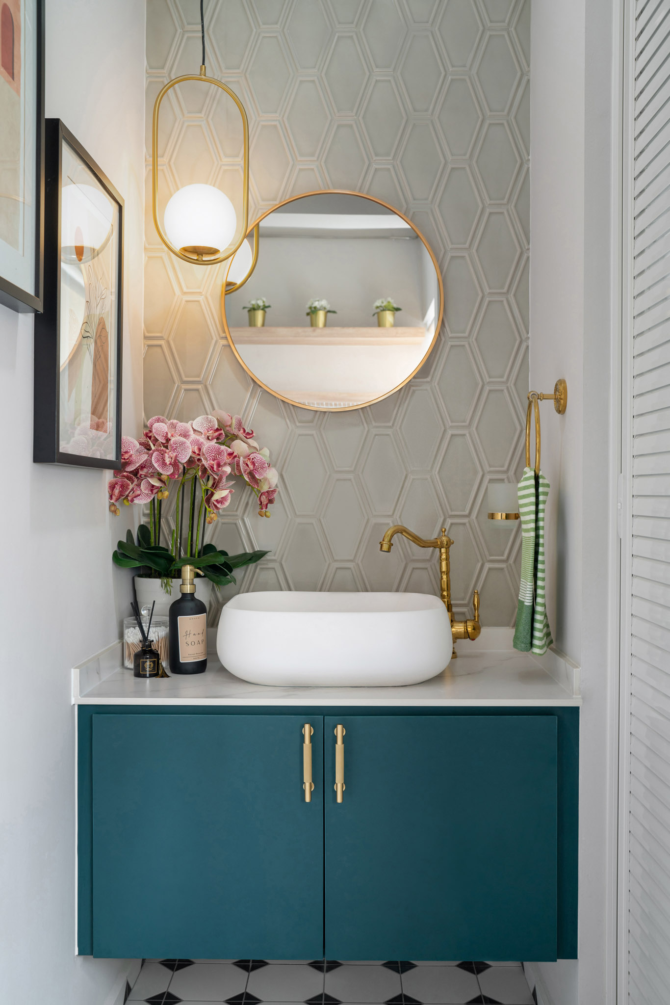 Modern, Victorian Design - Bathroom - HDB 5 Room - Design by The Alchemists Design