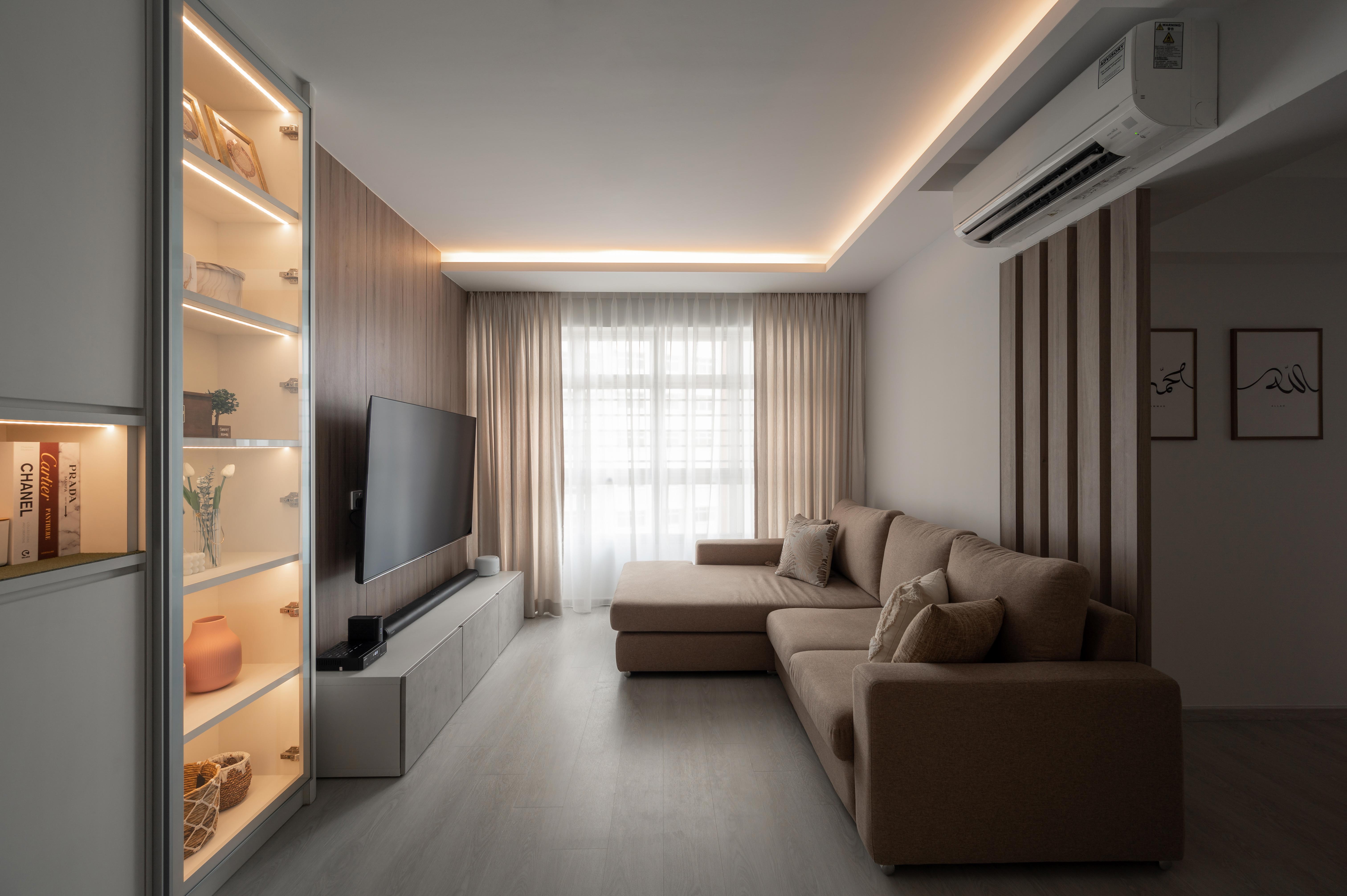 Modern, Scandinavian Design - Living Room - HDB 4 Room - Design by The Alchemists Design