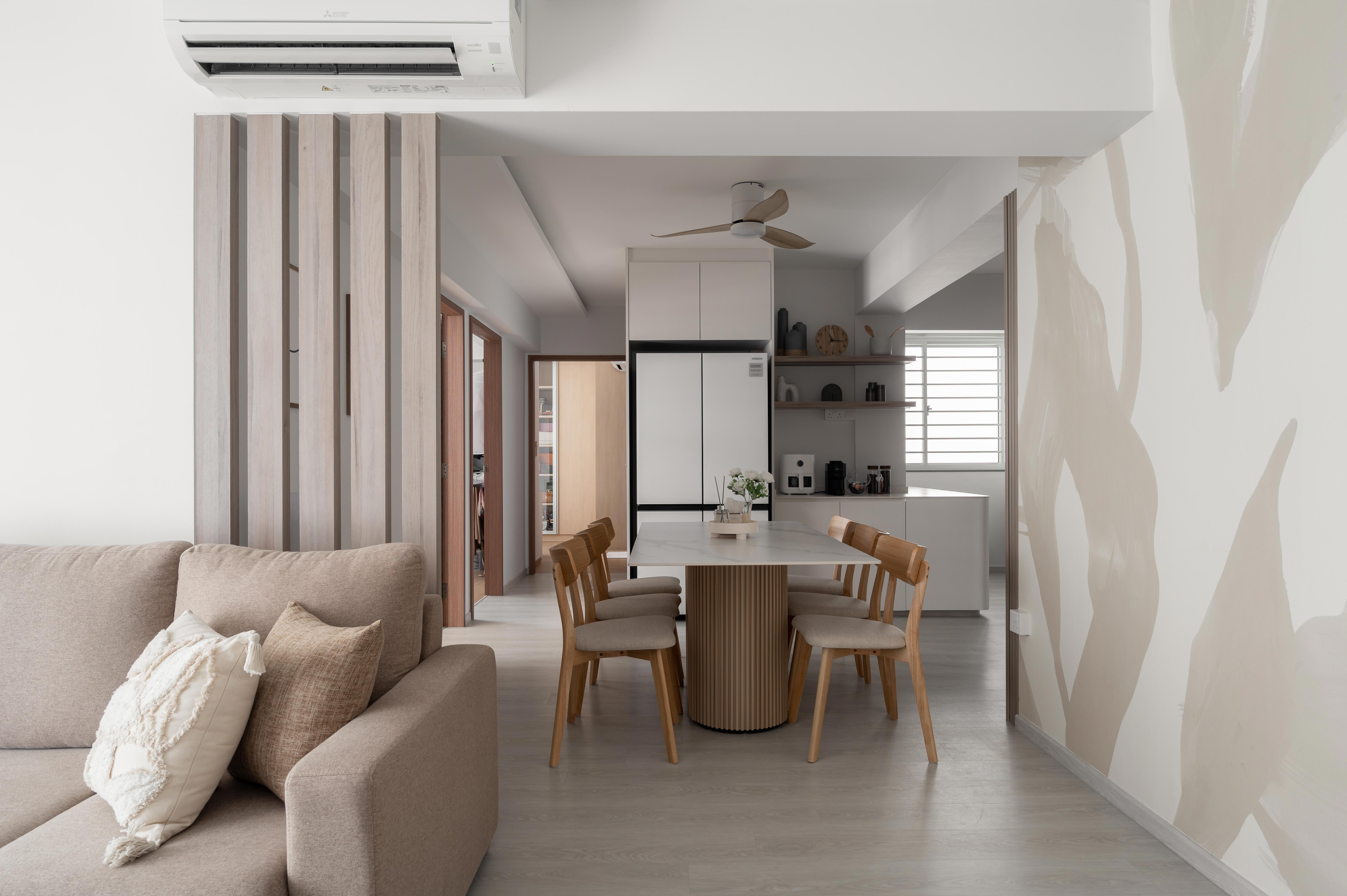 Modern, Scandinavian Design - Dining Room - HDB 4 Room - Design by The Alchemists Design