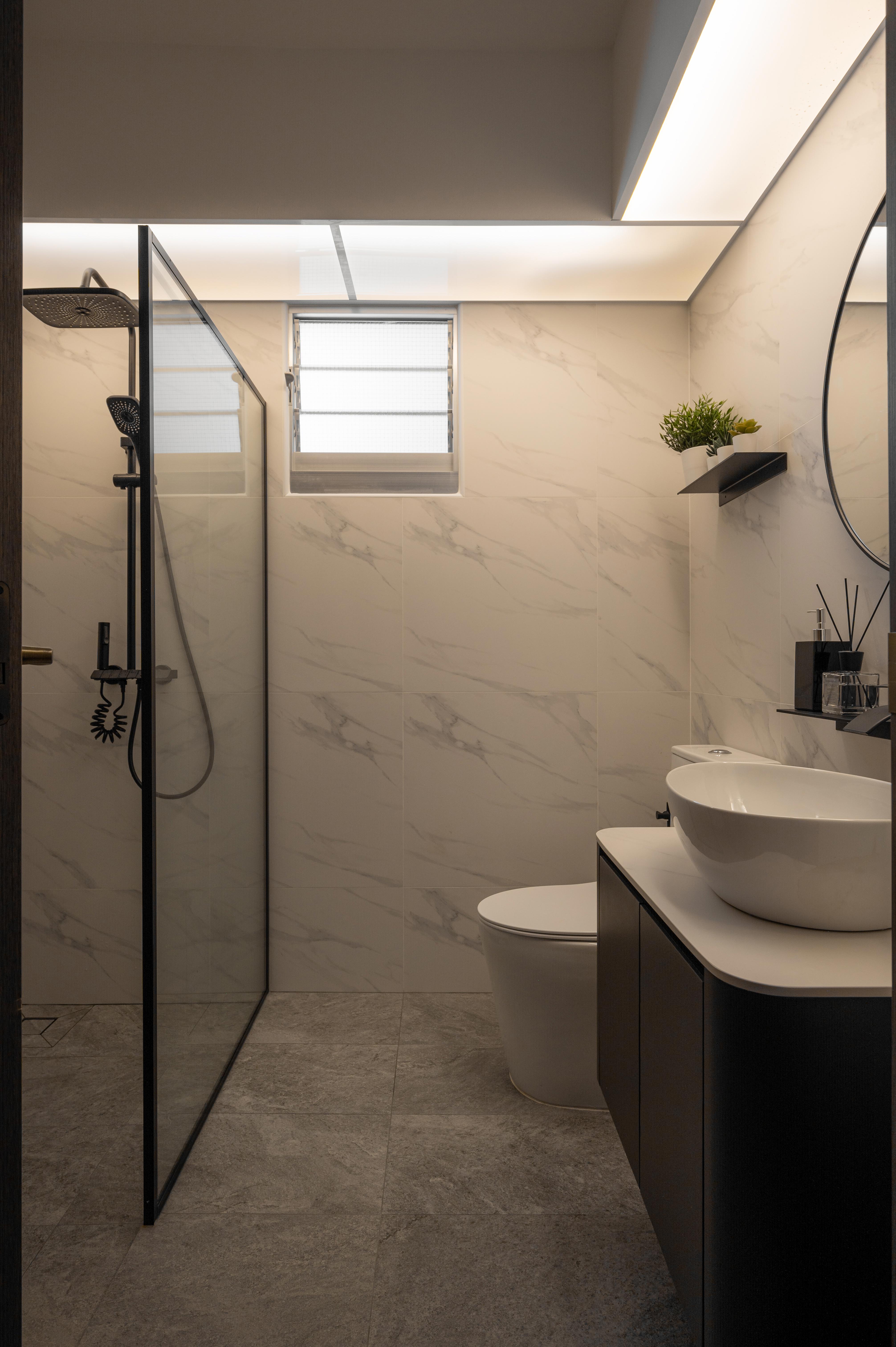 Modern, Scandinavian Design - Bathroom - HDB 4 Room - Design by The Alchemists Design