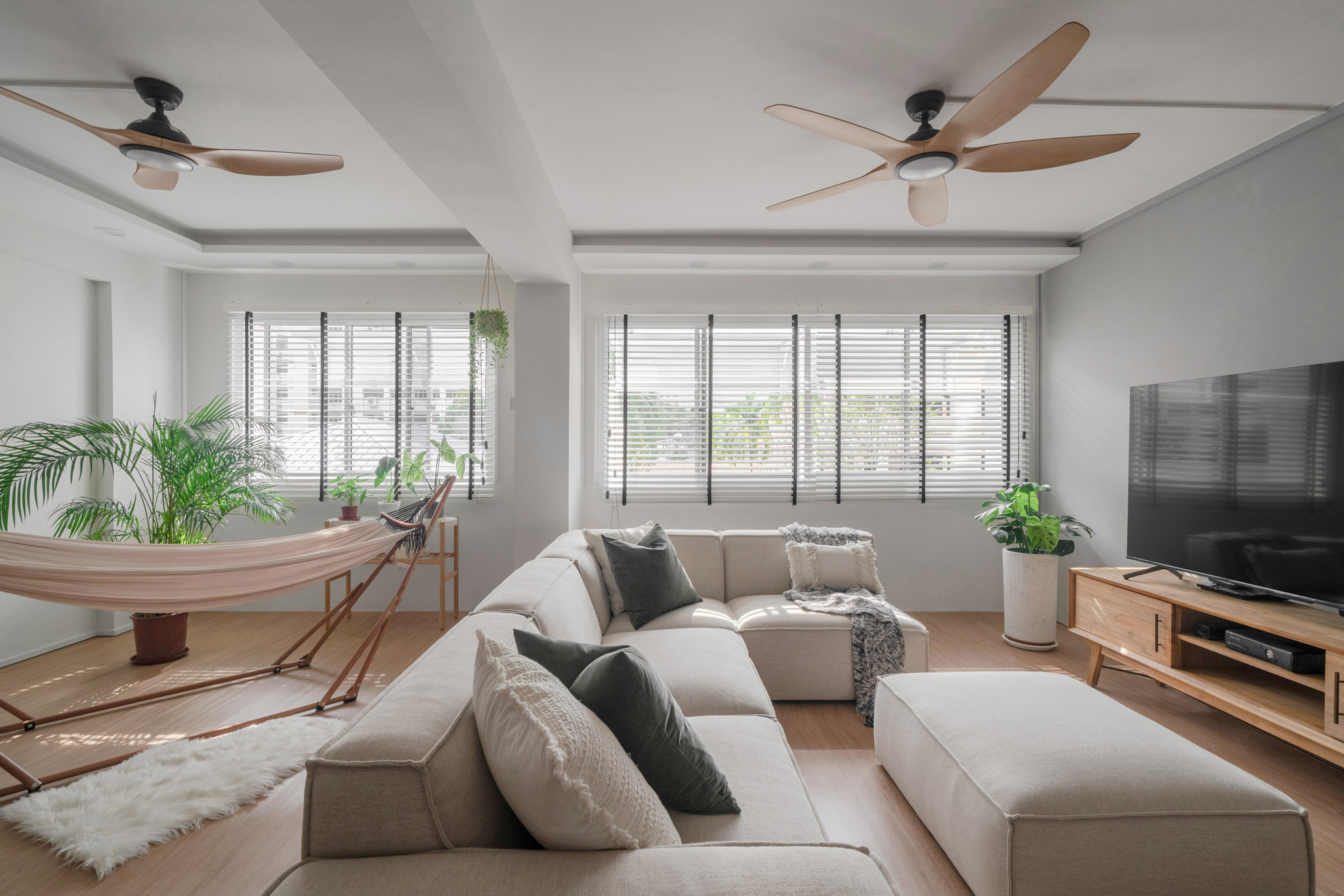 Modern, Scandinavian Design - Living Room - HDB 5 Room - Design by The Alchemists Design