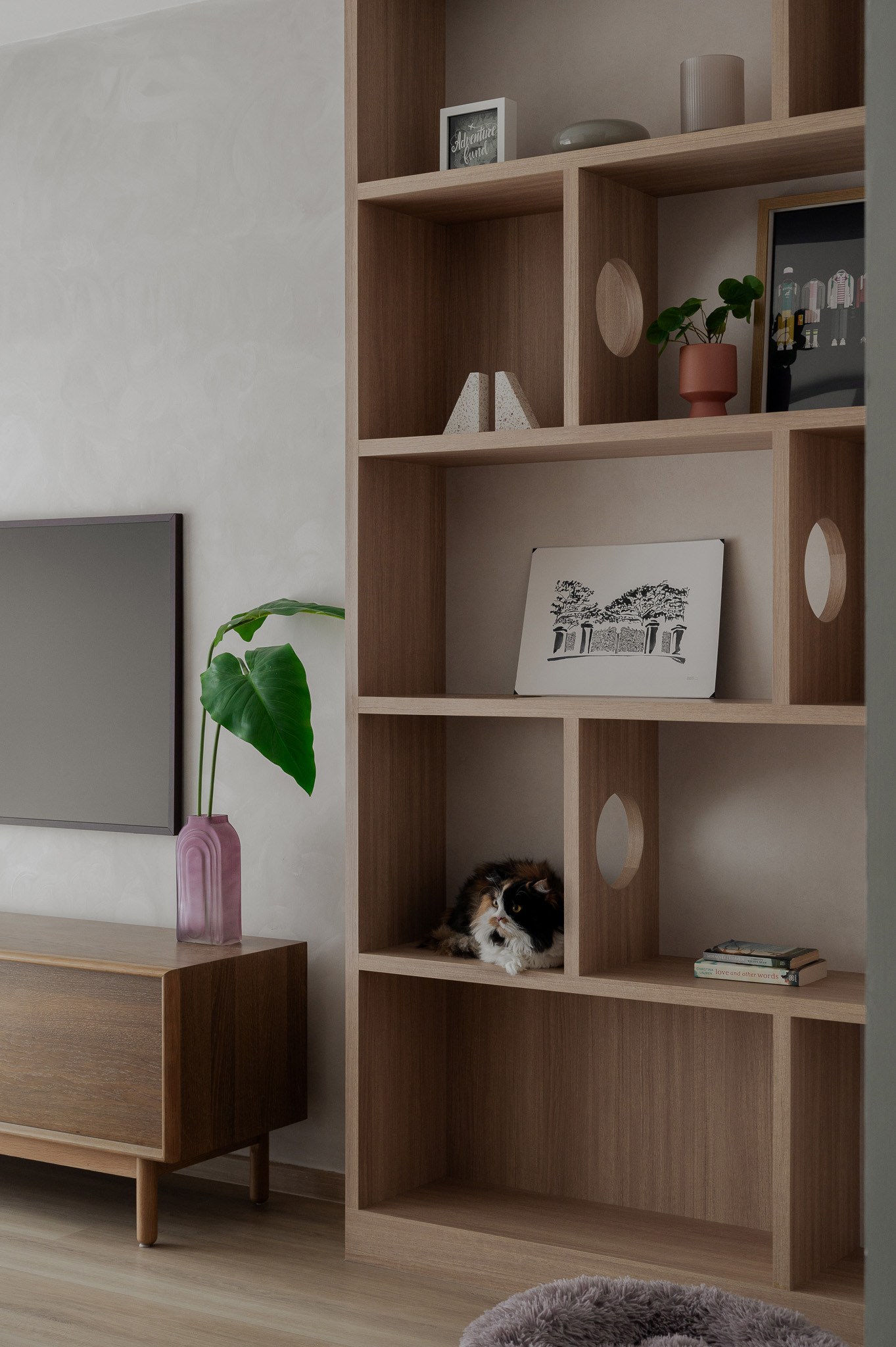 Minimalist, Modern, Scandinavian Design - Living Room - HDB 4 Room - Design by The Alchemists Design