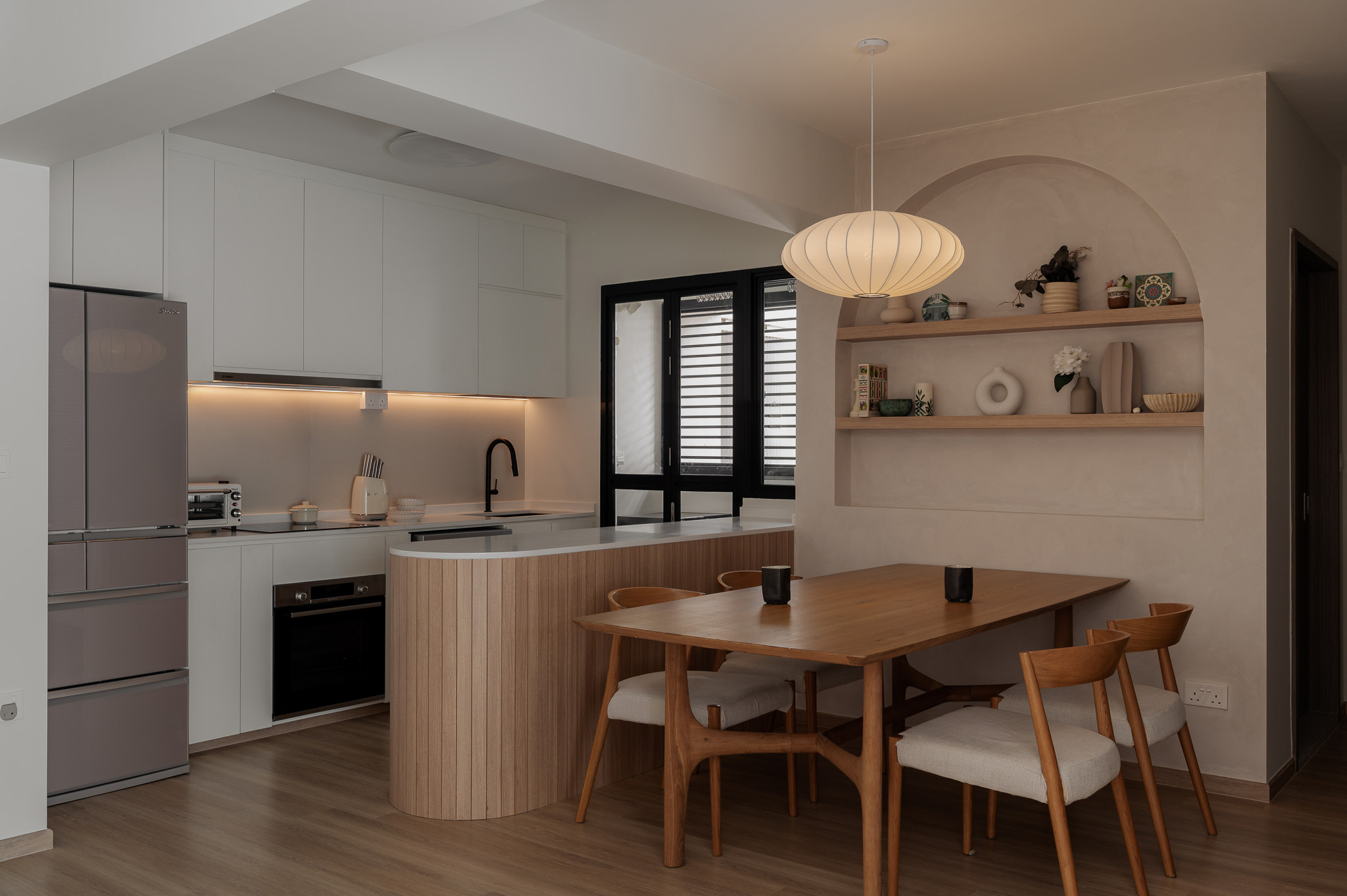 Minimalist, Modern, Scandinavian Design - Kitchen - HDB 4 Room - Design by The Alchemists Design