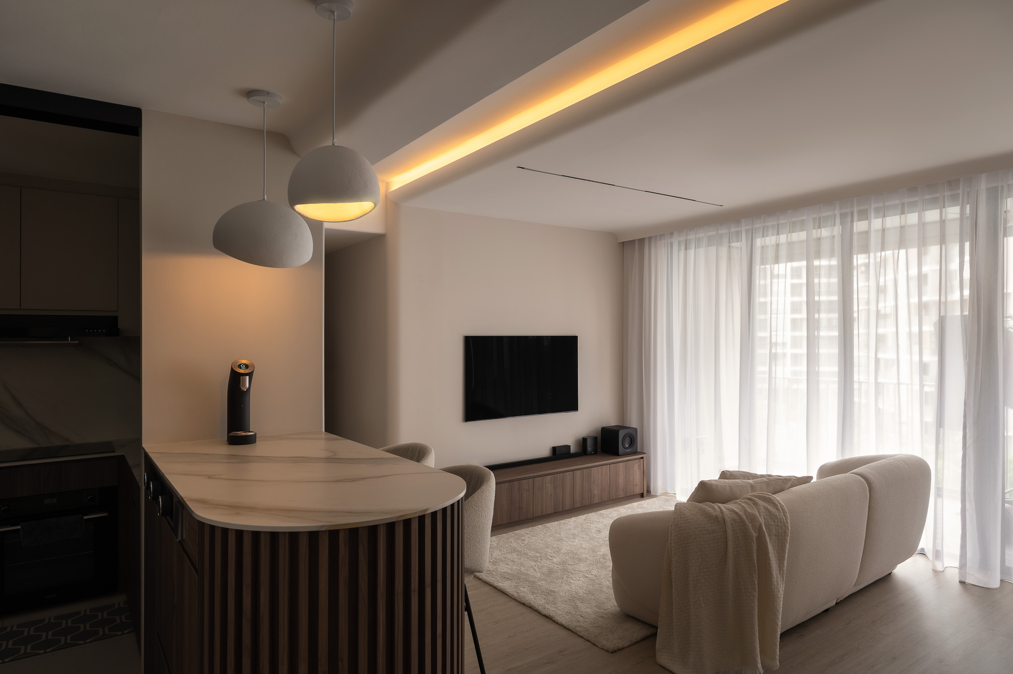 Minimalist, Modern, Scandinavian Design - Living Room - Condominium - Design by The Alchemists Design