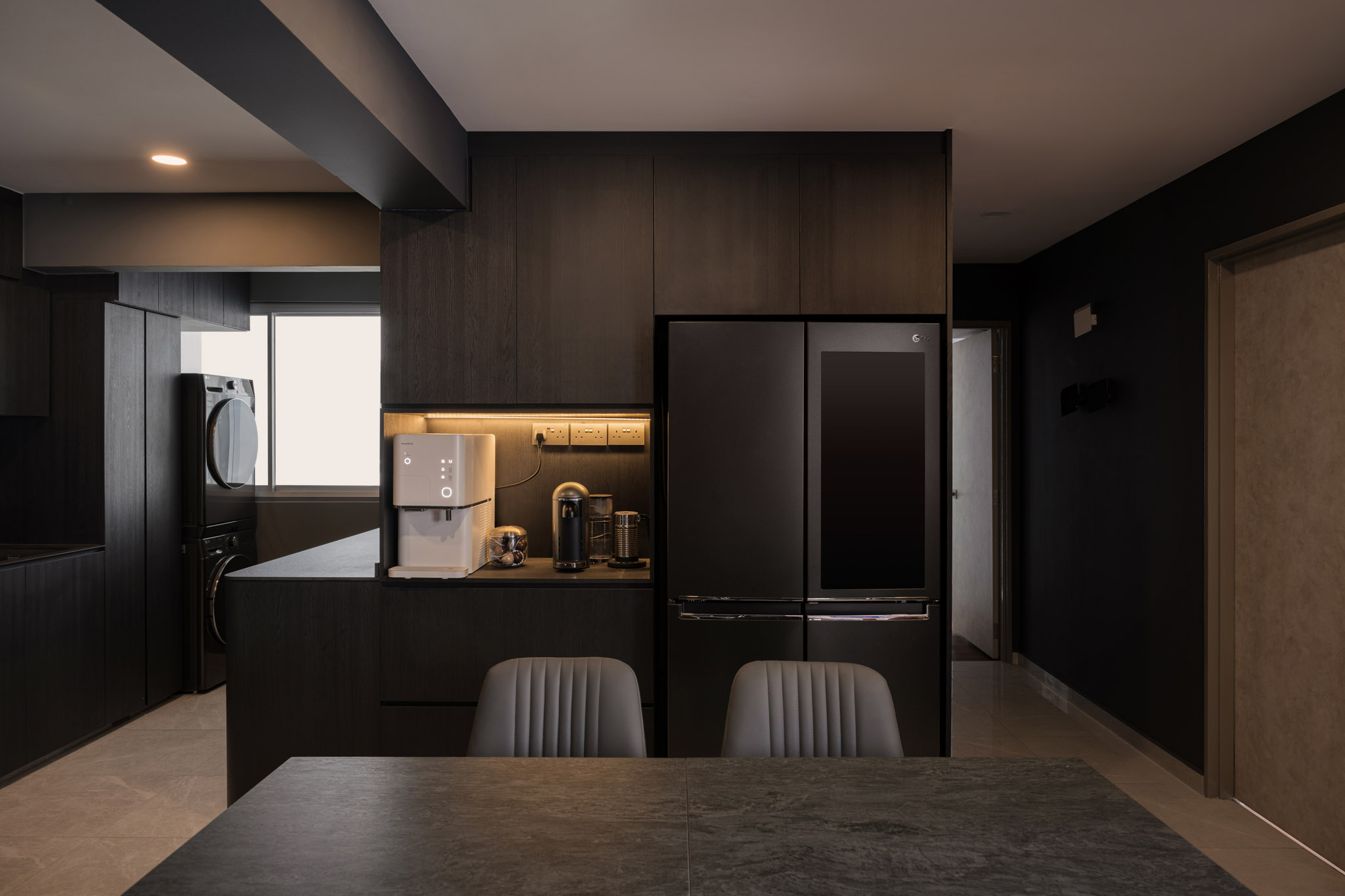 Industrial, Modern Design - Dining Room - HDB 4 Room - Design by The Alchemists Design
