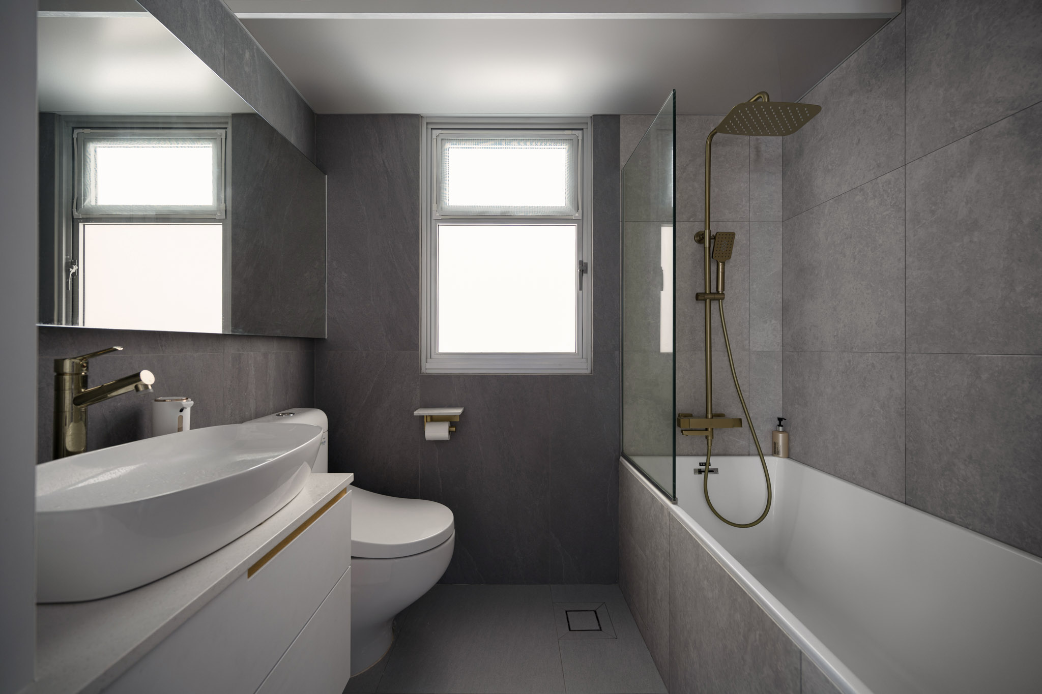 Industrial, Modern Design - Bathroom - HDB 4 Room - Design by The Alchemists Design