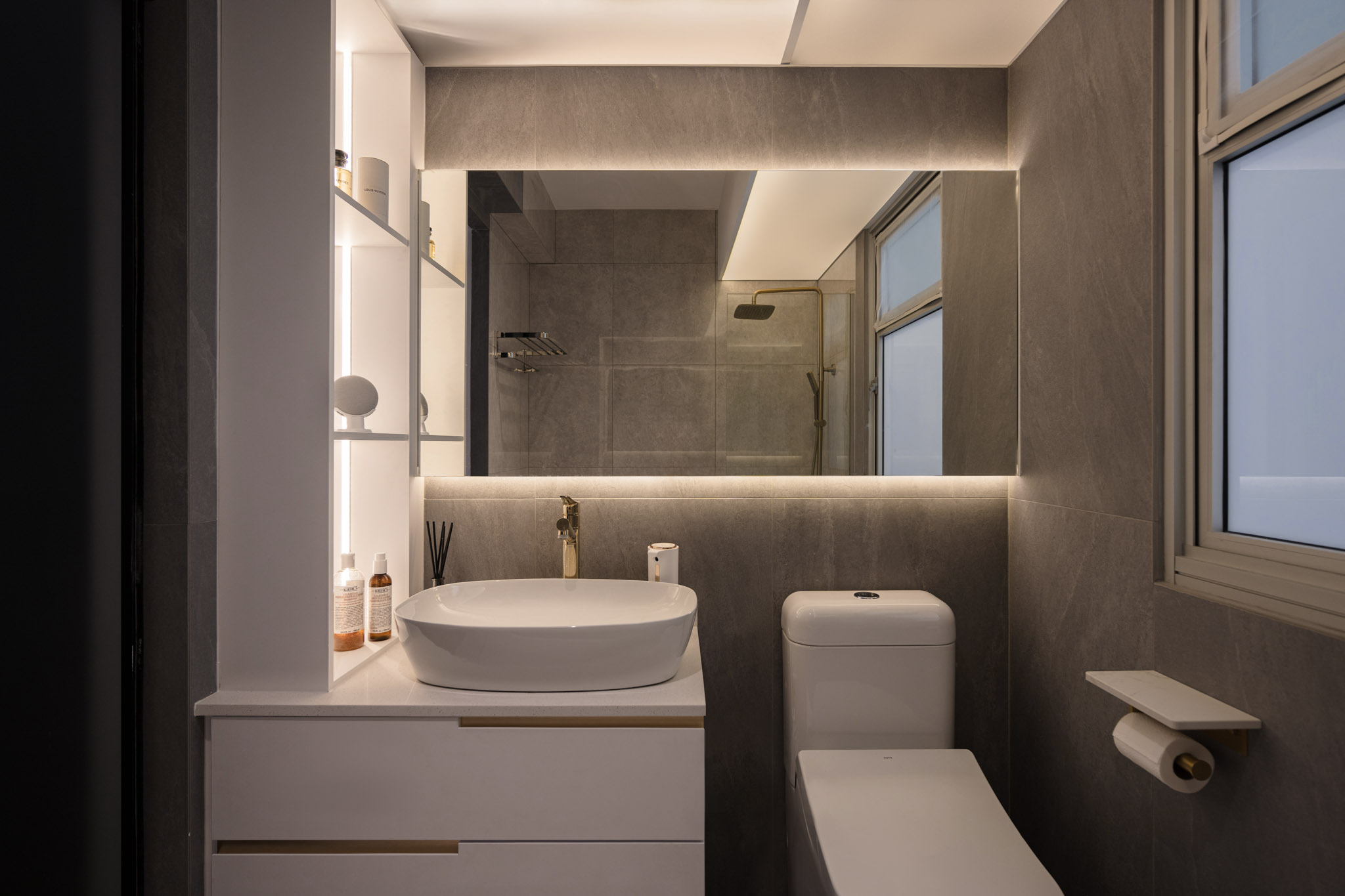 Industrial, Modern Design - Bathroom - HDB 4 Room - Design by The Alchemists Design