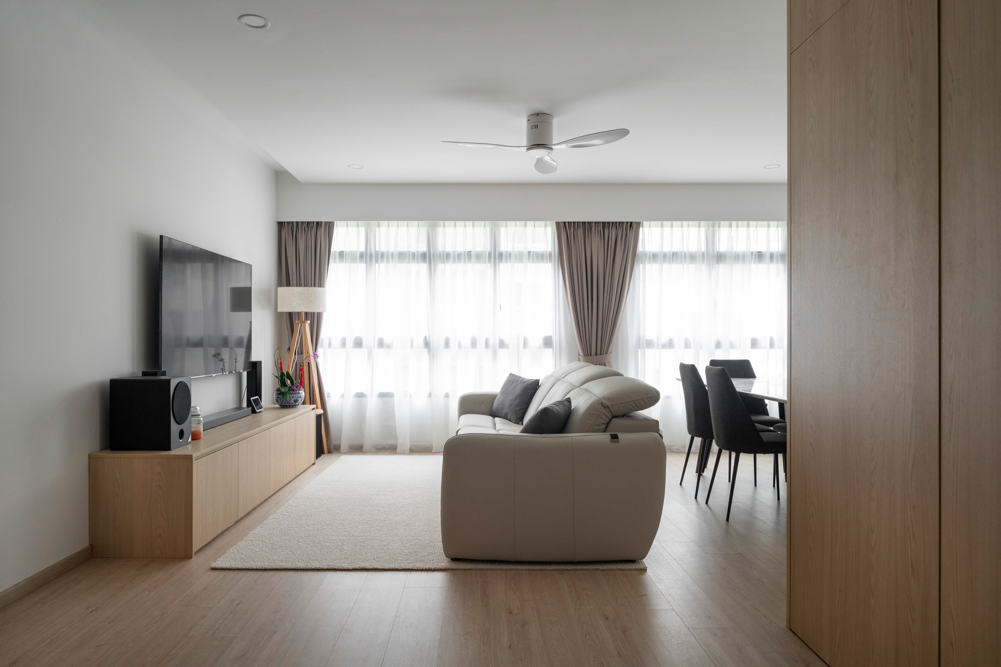 Minimalist, Modern, Scandinavian Design - Living Room - HDB 5 Room - Design by The Alchemists Design