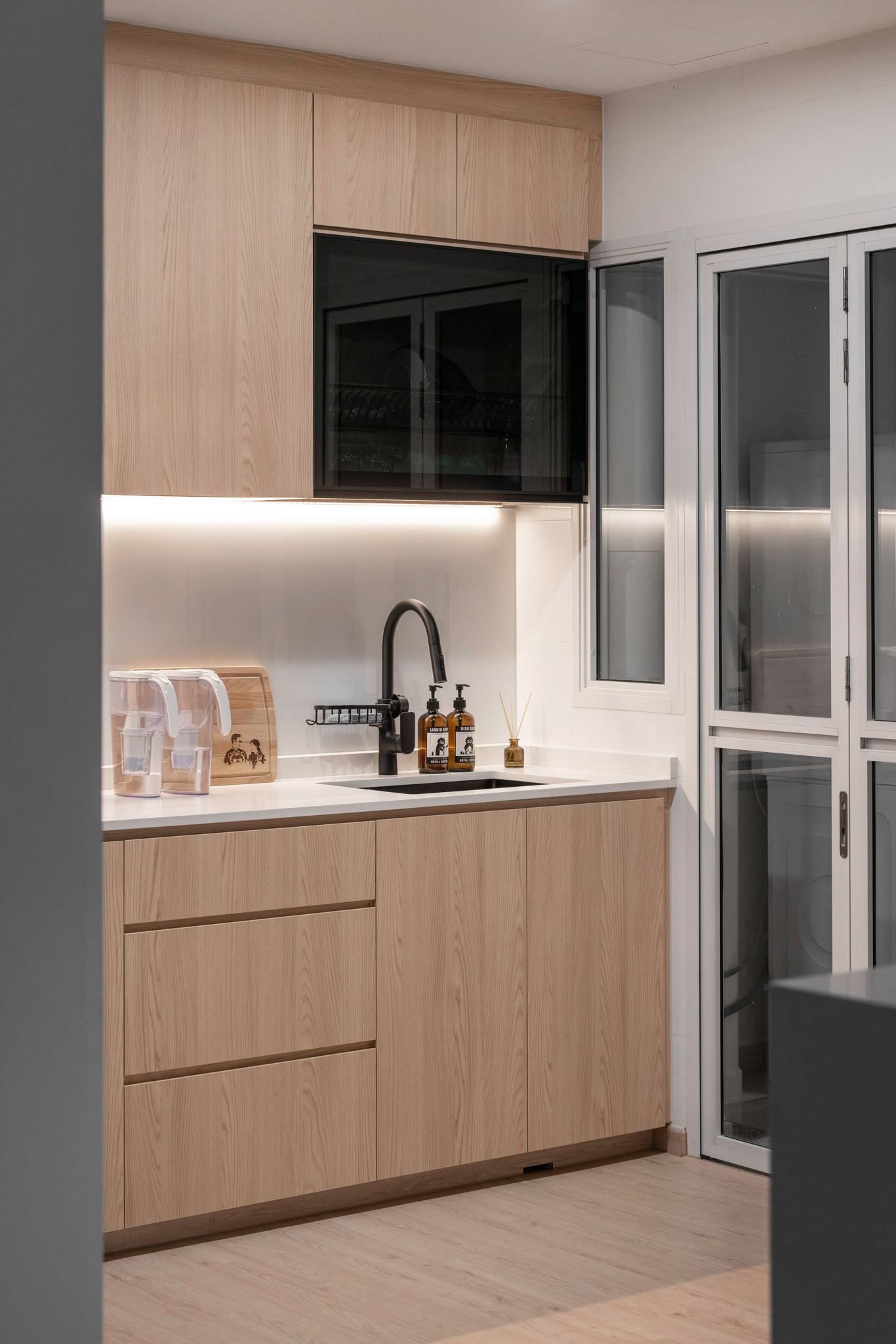 Minimalist, Modern, Scandinavian Design - Kitchen - HDB 5 Room - Design by The Alchemists Design