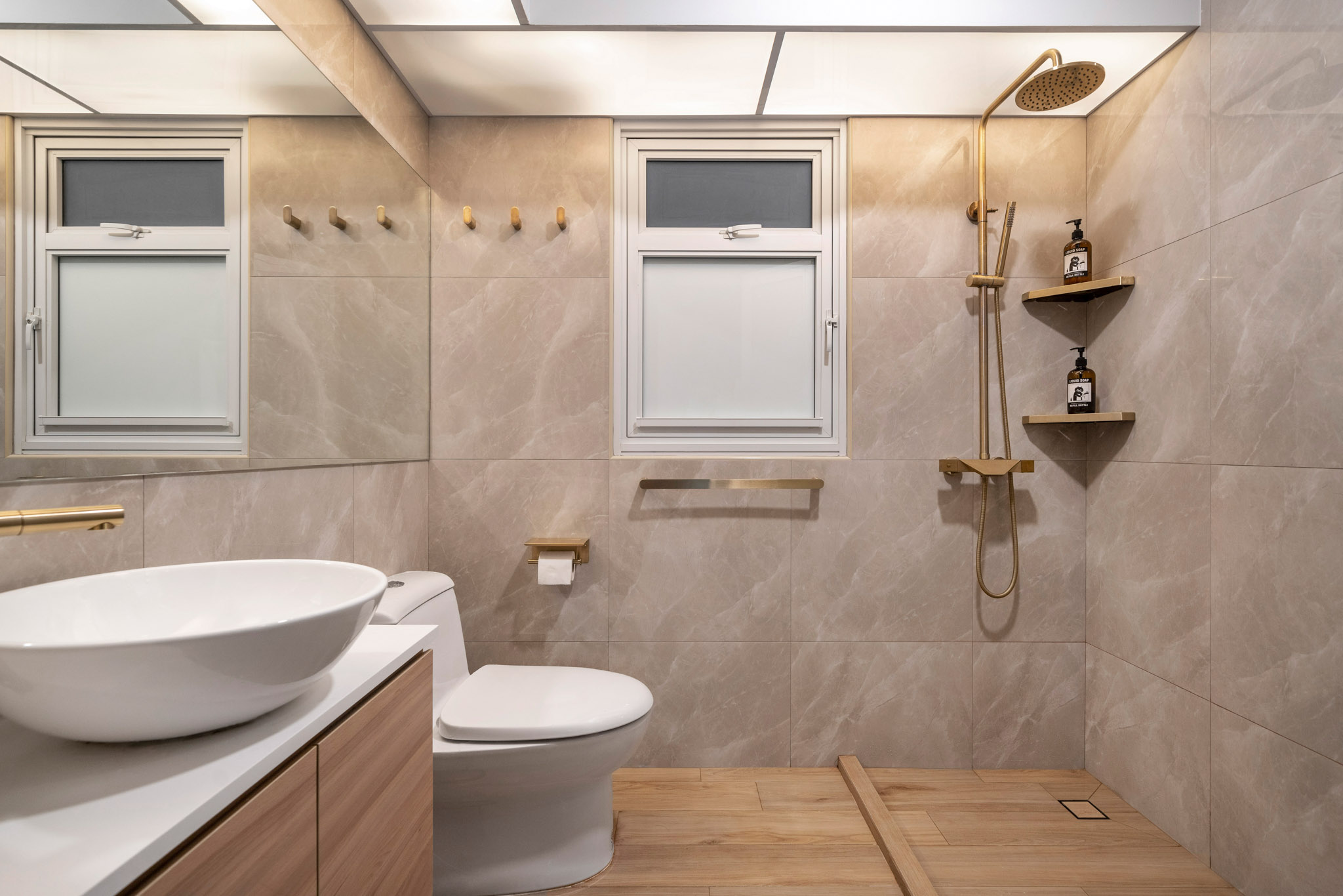 Minimalist, Modern, Scandinavian Design - Bathroom - HDB 5 Room - Design by The Alchemists Design