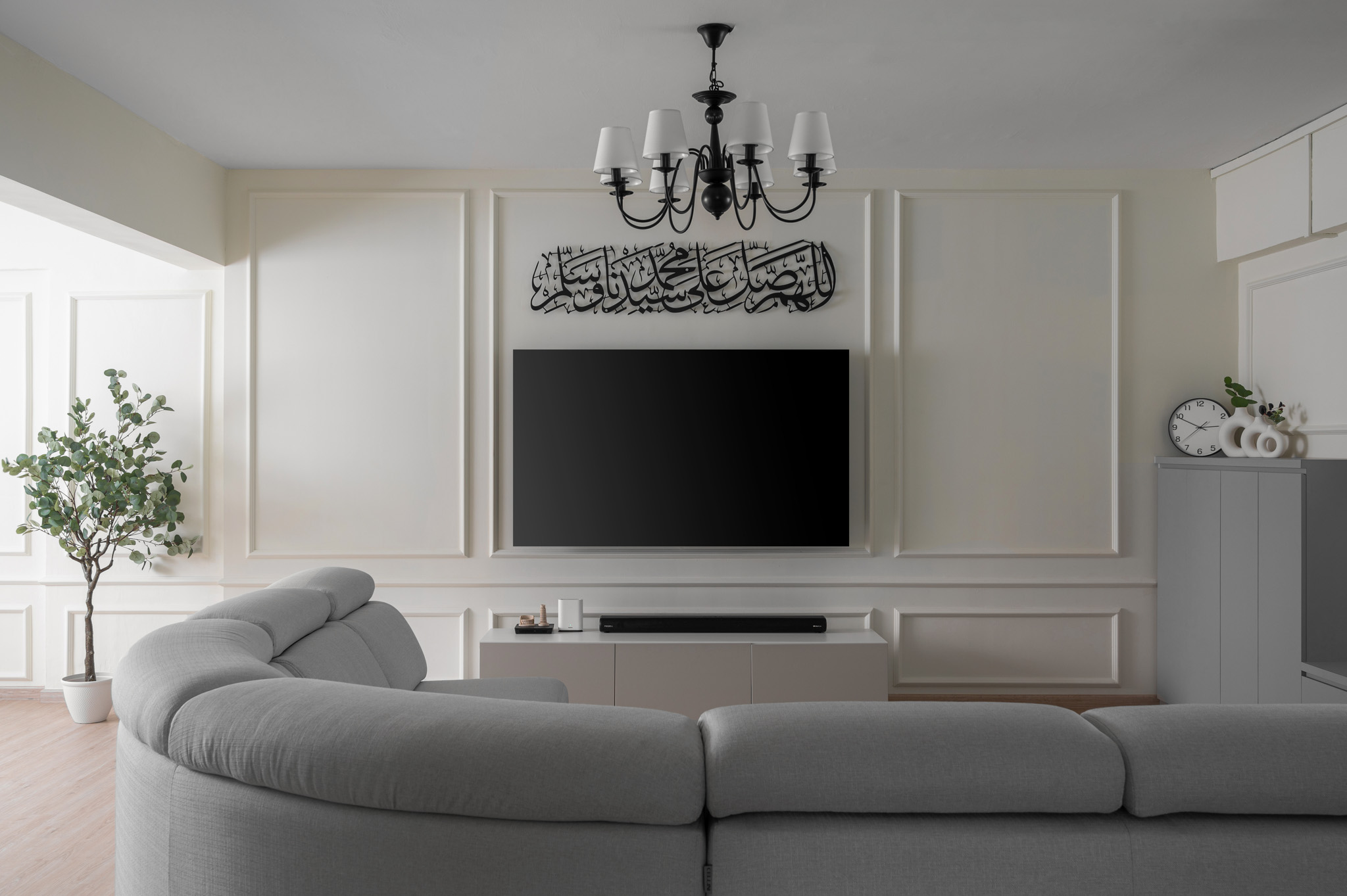 Modern, Victorian Design - Living Room - HDB 5 Room - Design by The Alchemists Design