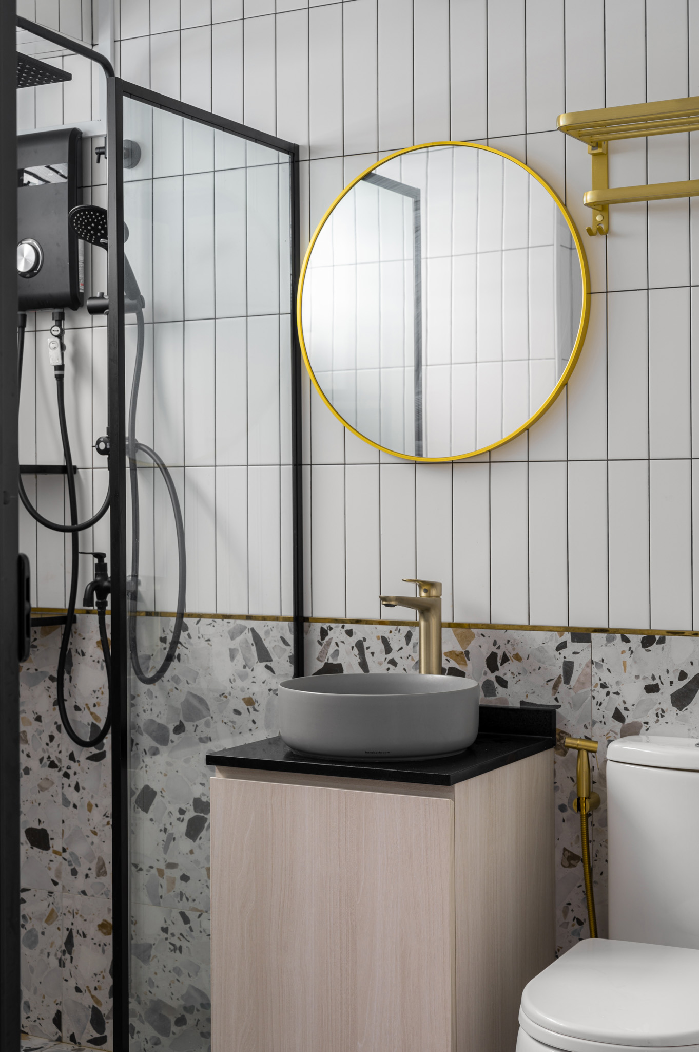 Modern, Victorian Design - Bathroom - HDB 5 Room - Design by The Alchemists Design