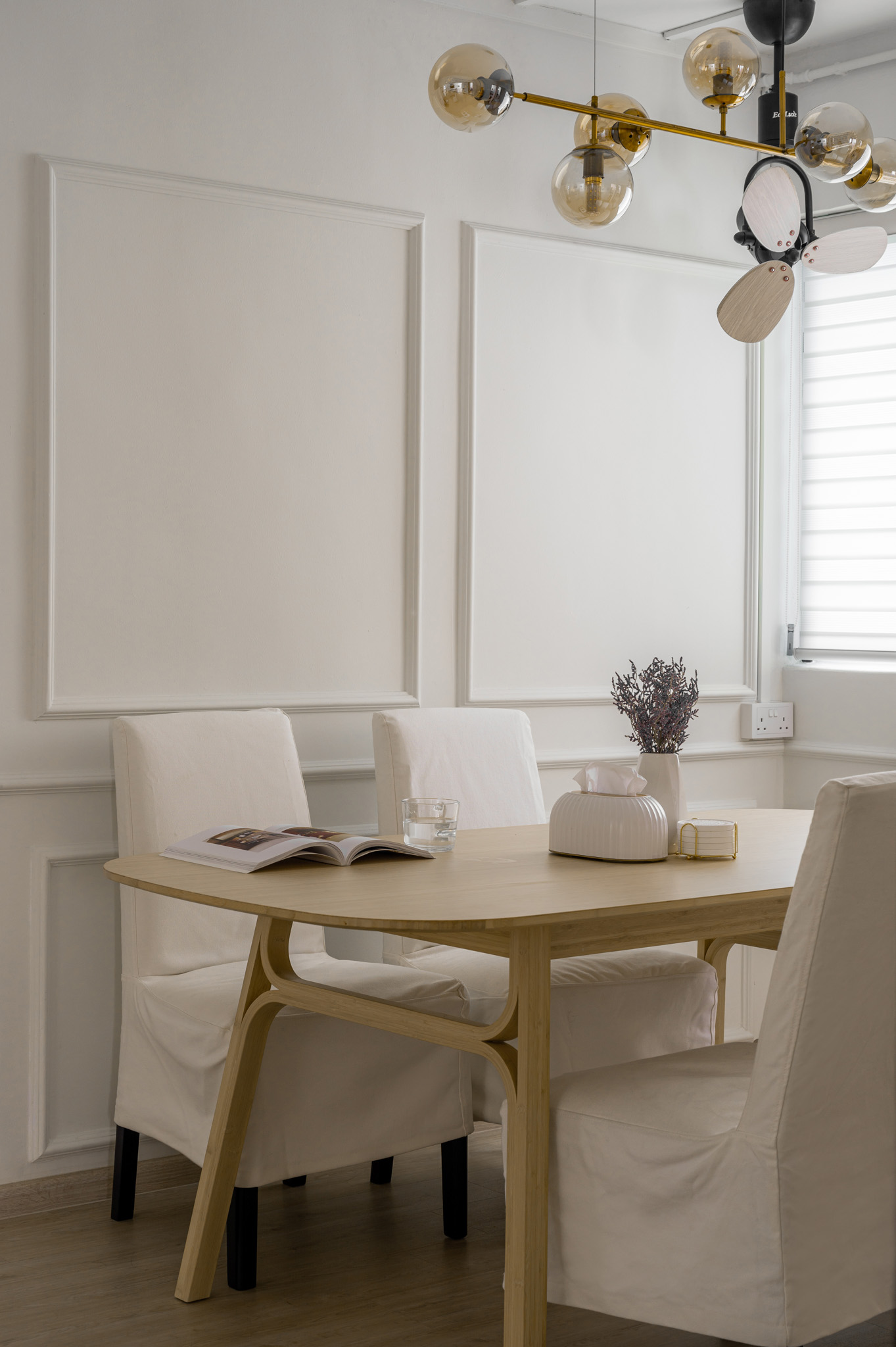 Modern, Victorian Design - Dining Room - HDB 5 Room - Design by The Alchemists Design