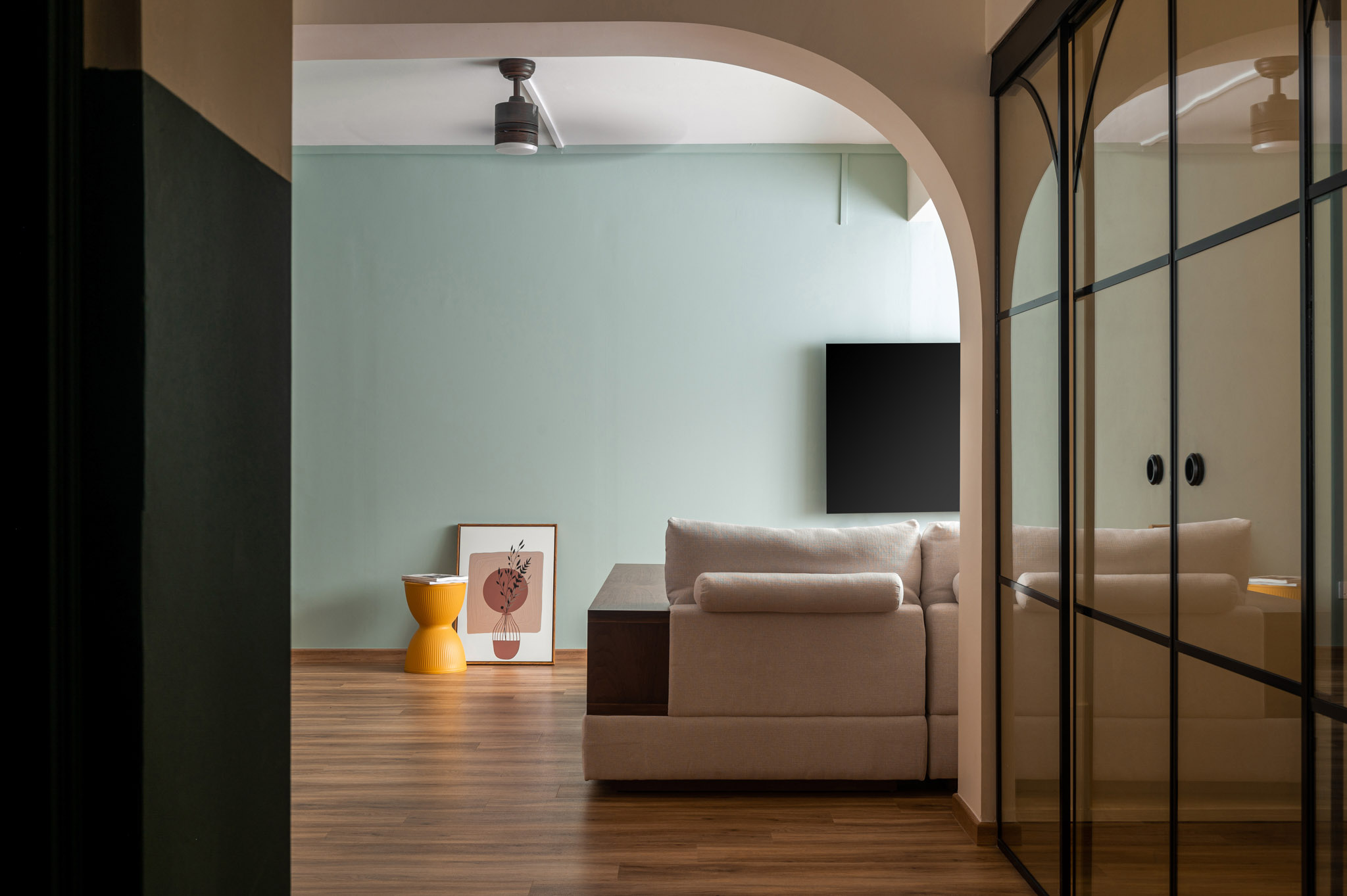 Eclectic, Others, Rustic Design - Living Room - HDB Executive Apartment - Design by The Alchemists Design
