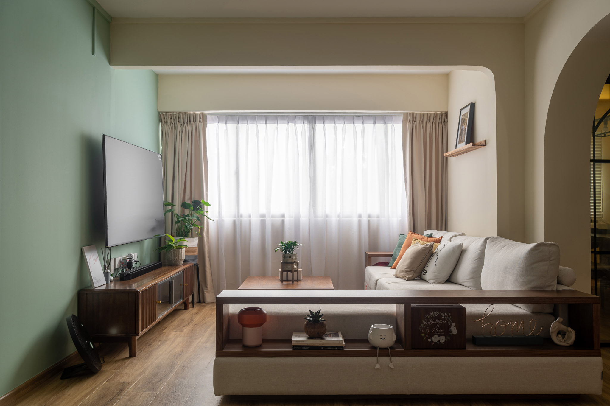 Eclectic, Others, Rustic Design - Living Room - HDB Executive Apartment - Design by The Alchemists Design