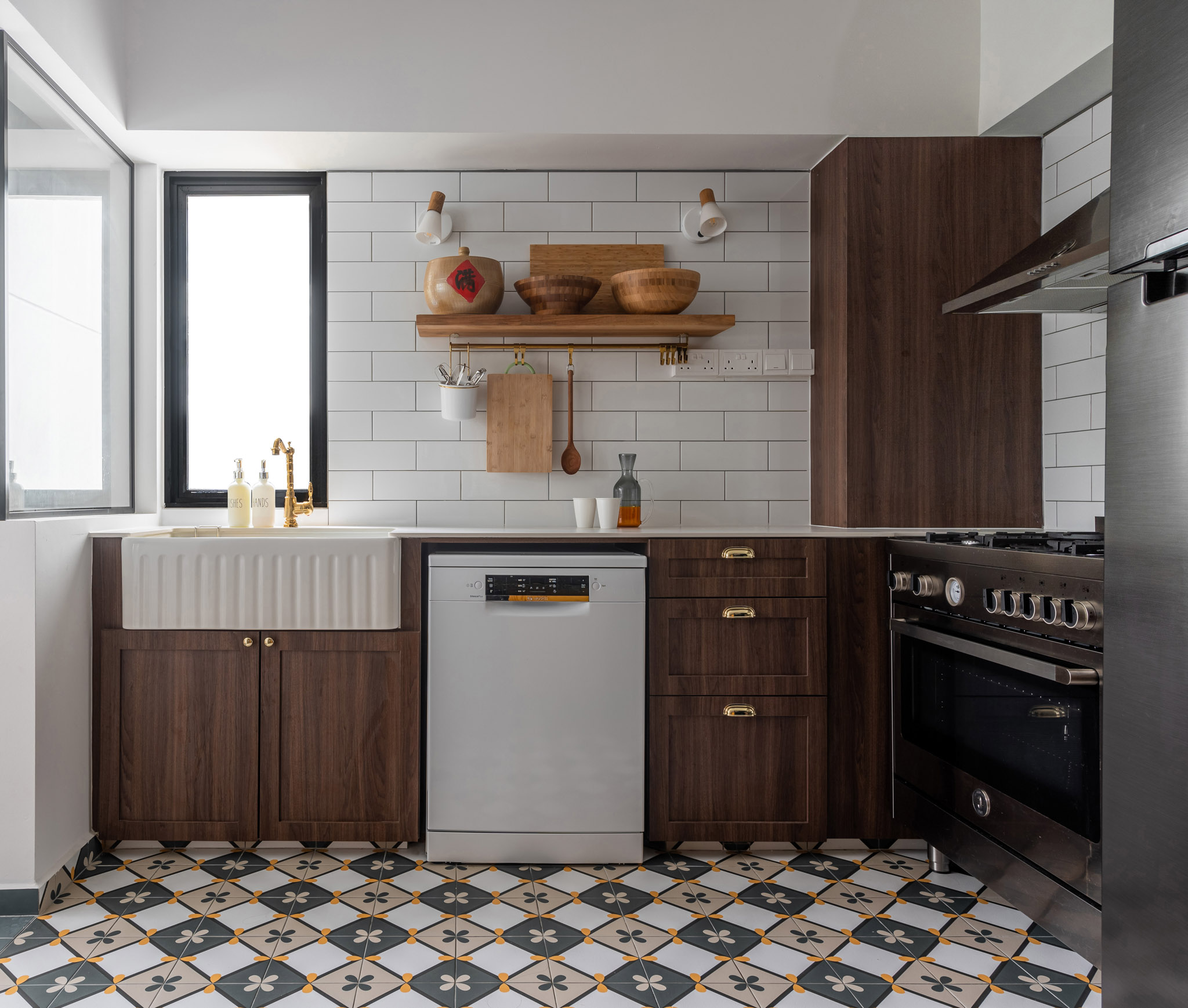 Eclectic, Others, Rustic Design - Kitchen - HDB Executive Apartment - Design by The Alchemists Design