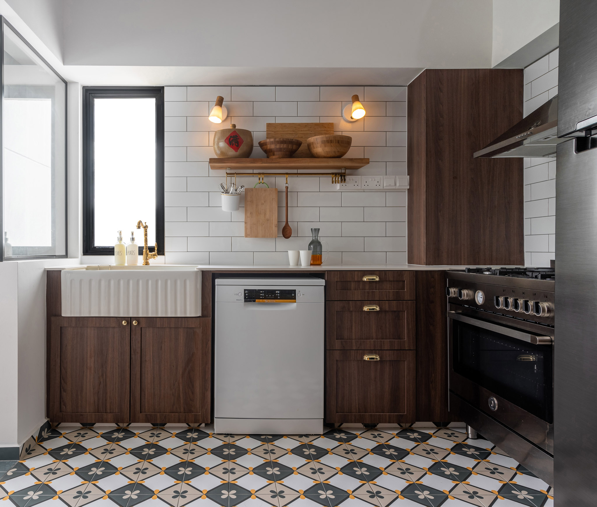 Eclectic, Others, Rustic Design - Kitchen - HDB Executive Apartment - Design by The Alchemists Design