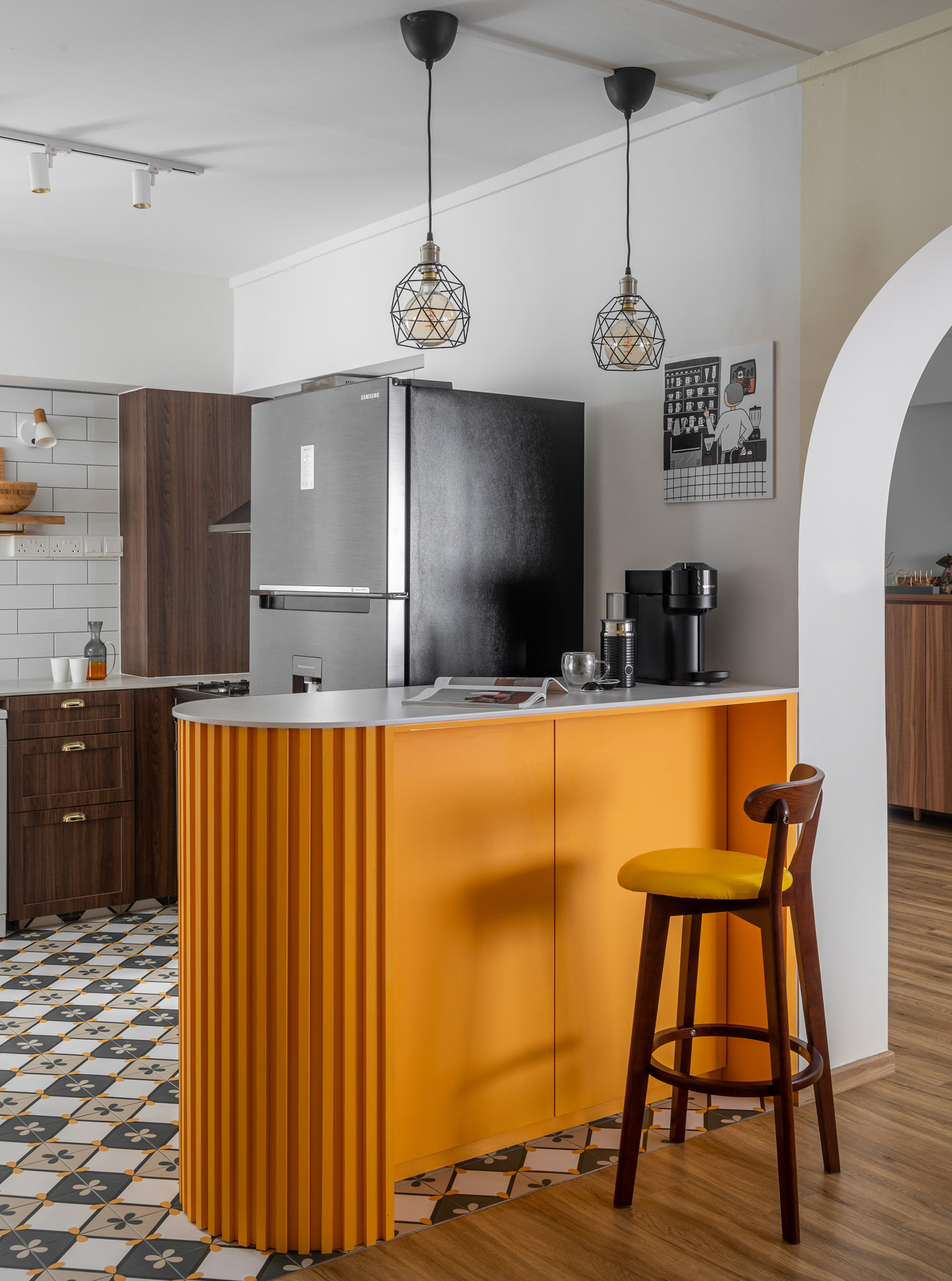 Eclectic, Others, Rustic Design - Kitchen - HDB Executive Apartment - Design by The Alchemists Design