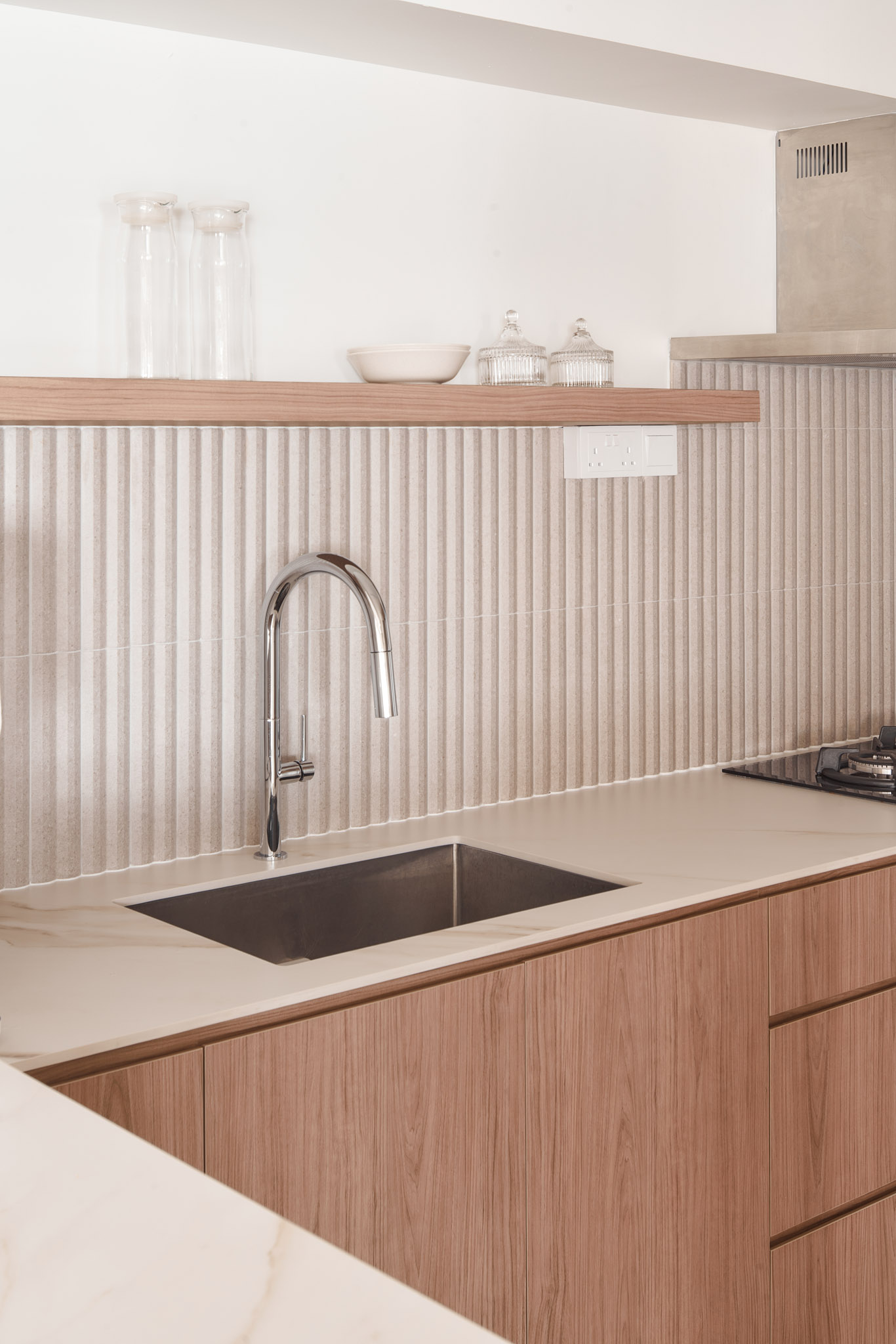Minimalist, Modern, Scandinavian Design - Kitchen - HDB Executive Apartment - Design by The Alchemists Design