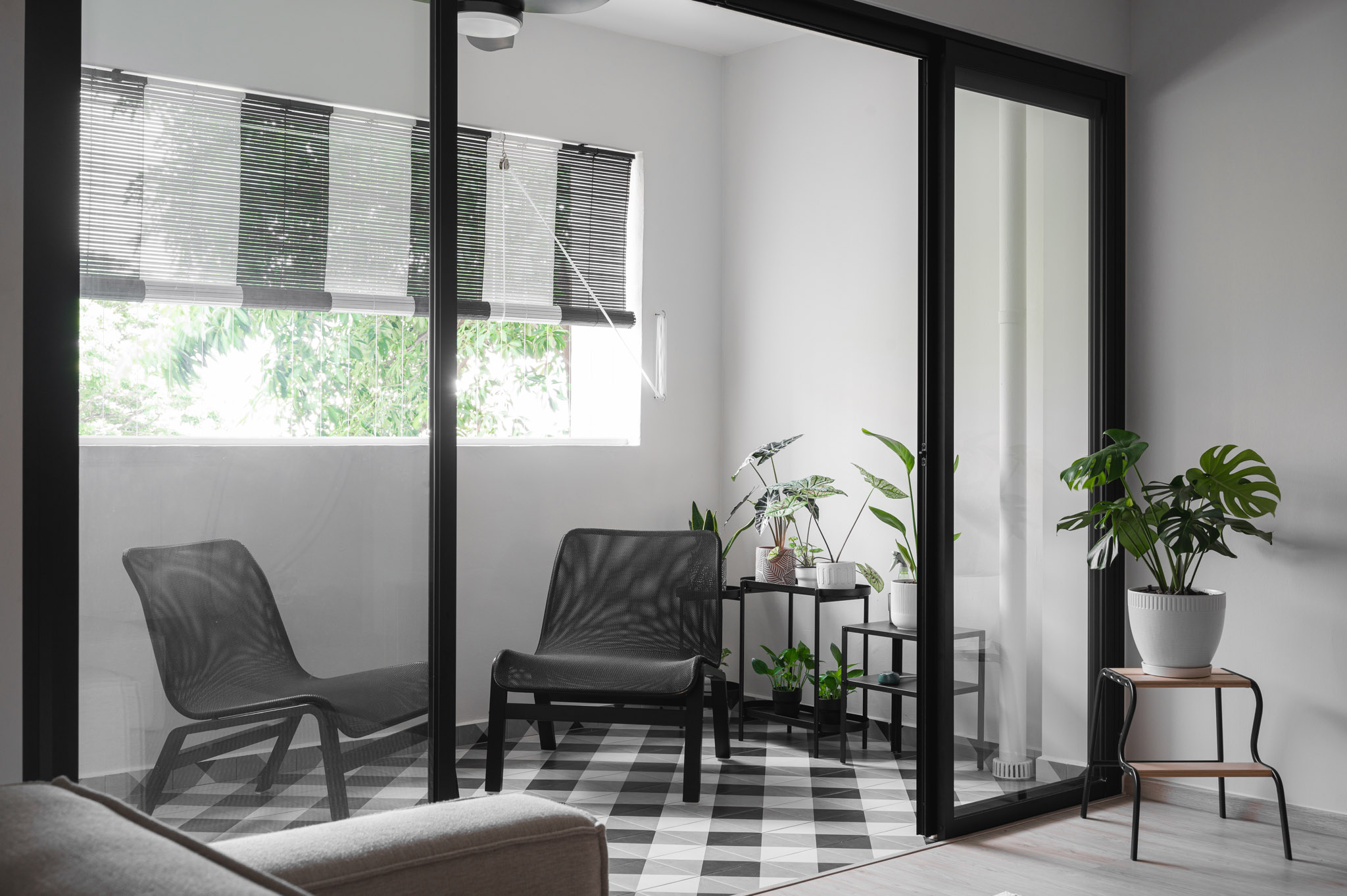 Modern, Scandinavian Design - Balcony - HDB 5 Room - Design by The Alchemists Design