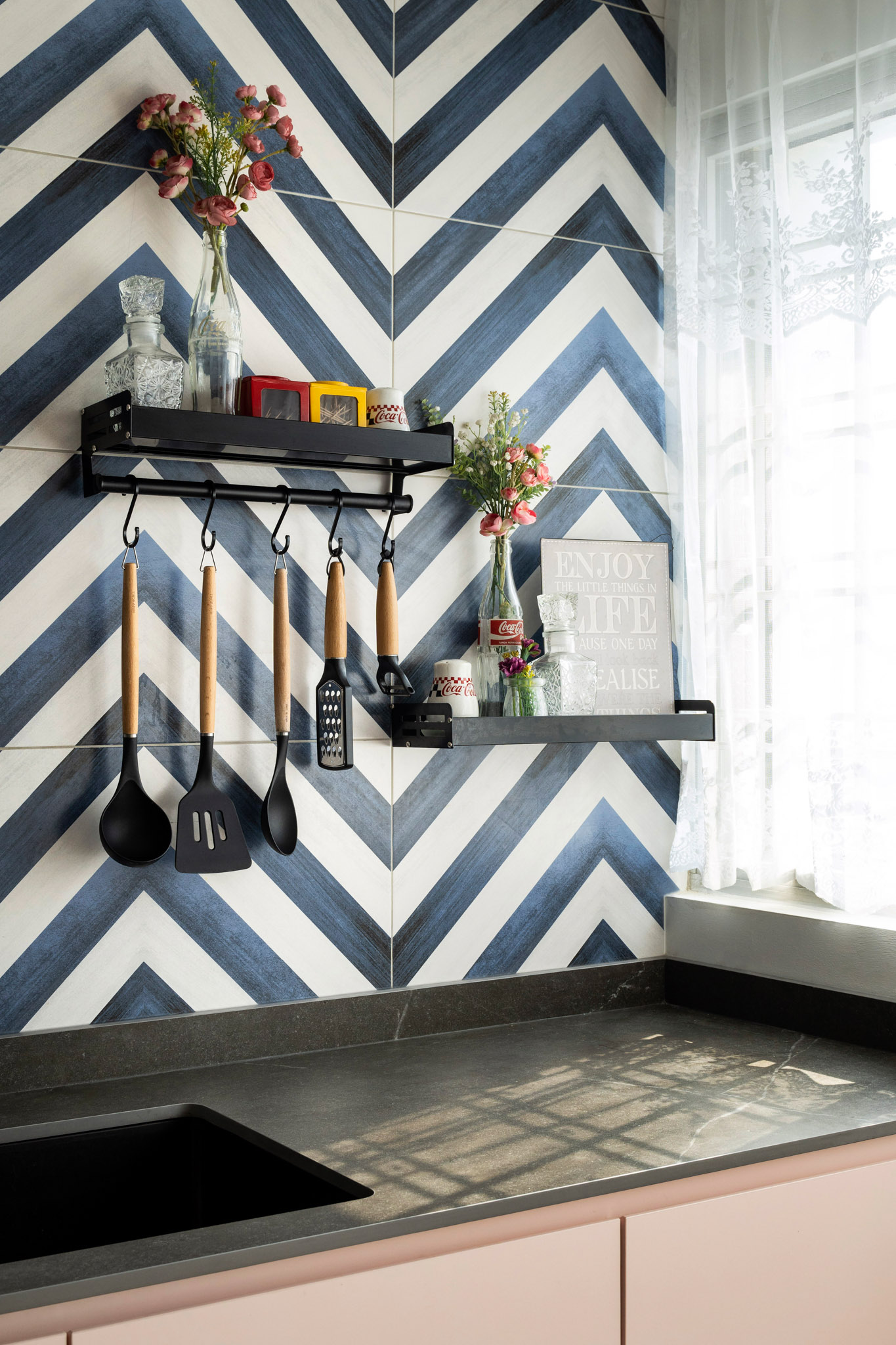 Retro, Vintage Design - Kitchen - HDB 5 Room - Design by The Alchemists Design