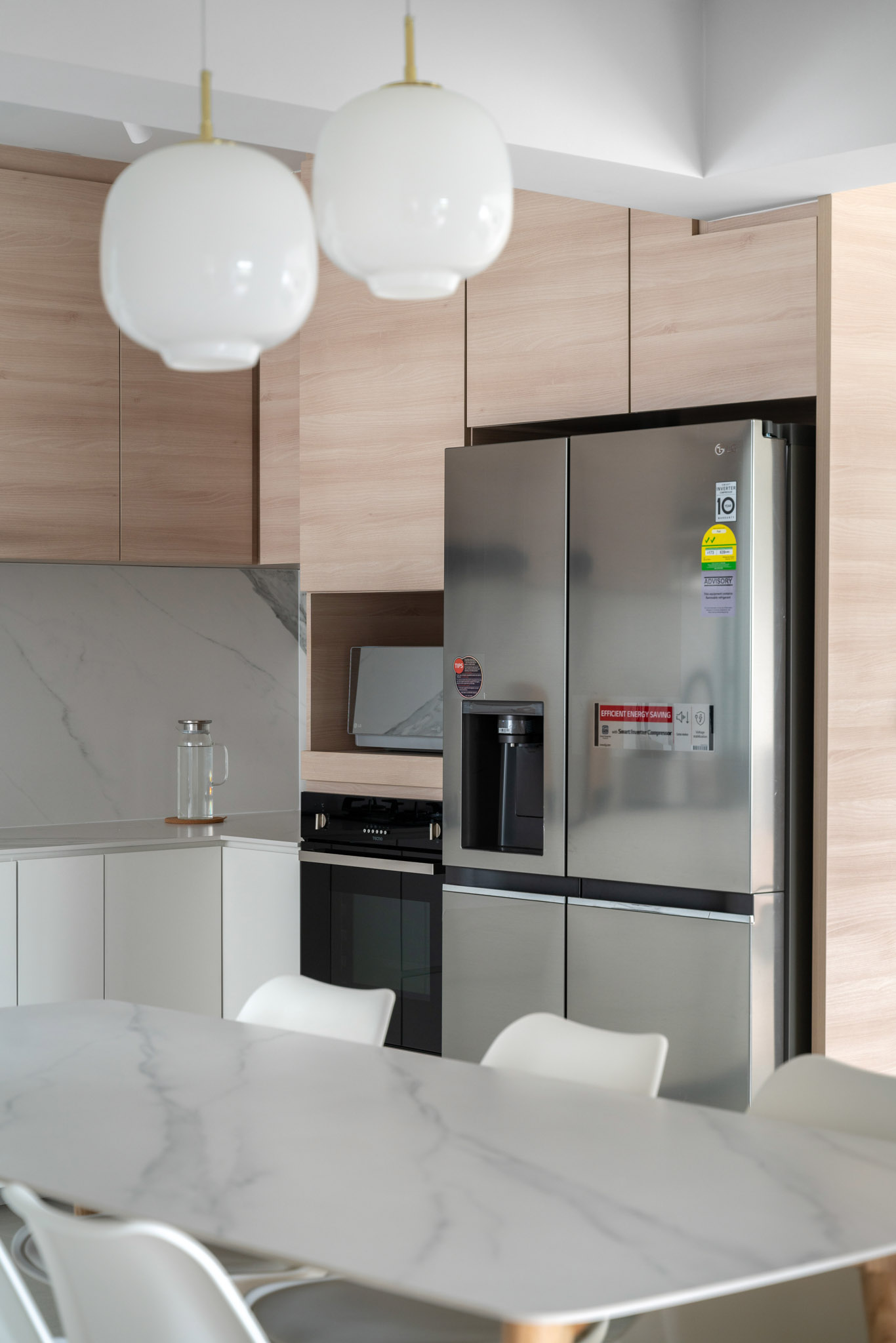 Minimalist, Modern, Scandinavian Design - Dining Room - HDB 5 Room - Design by The Alchemists Design
