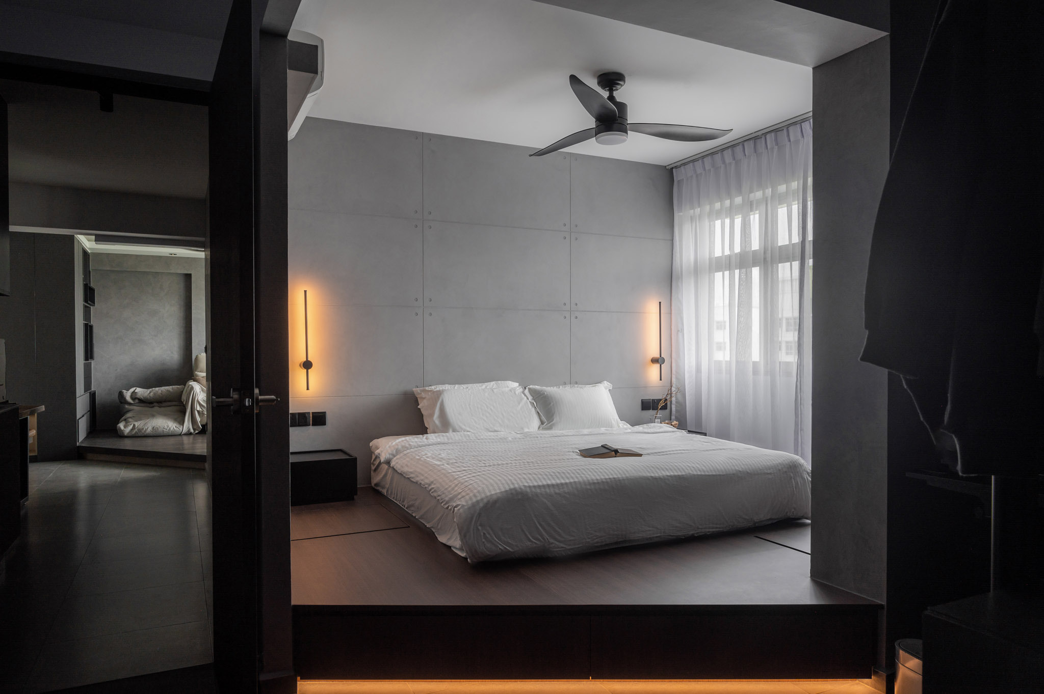 Industrial, Modern Design - Bedroom - HDB 4 Room - Design by The Alchemists Design