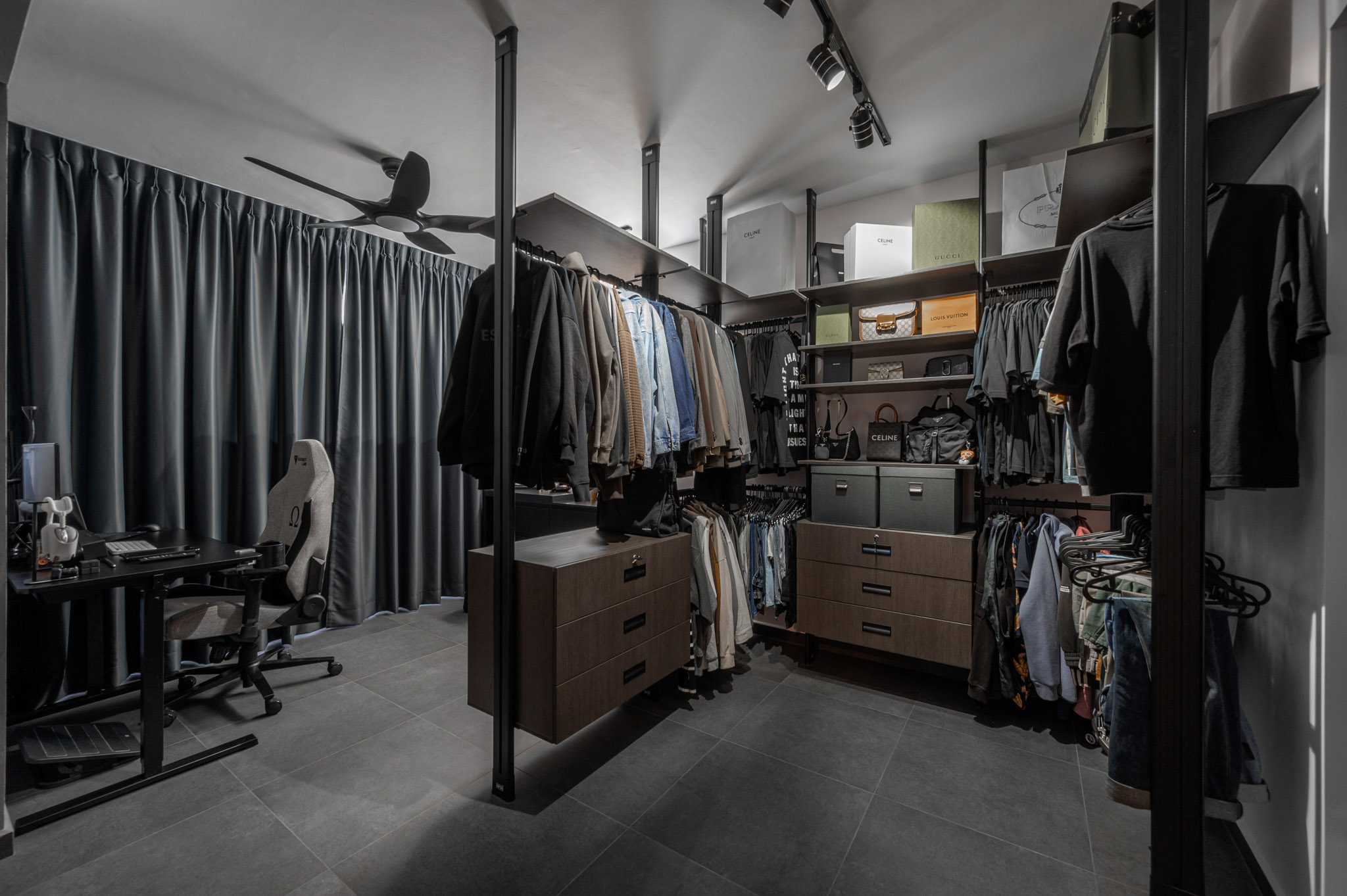 Industrial, Modern Design - Bedroom - HDB 4 Room - Design by The Alchemists Design