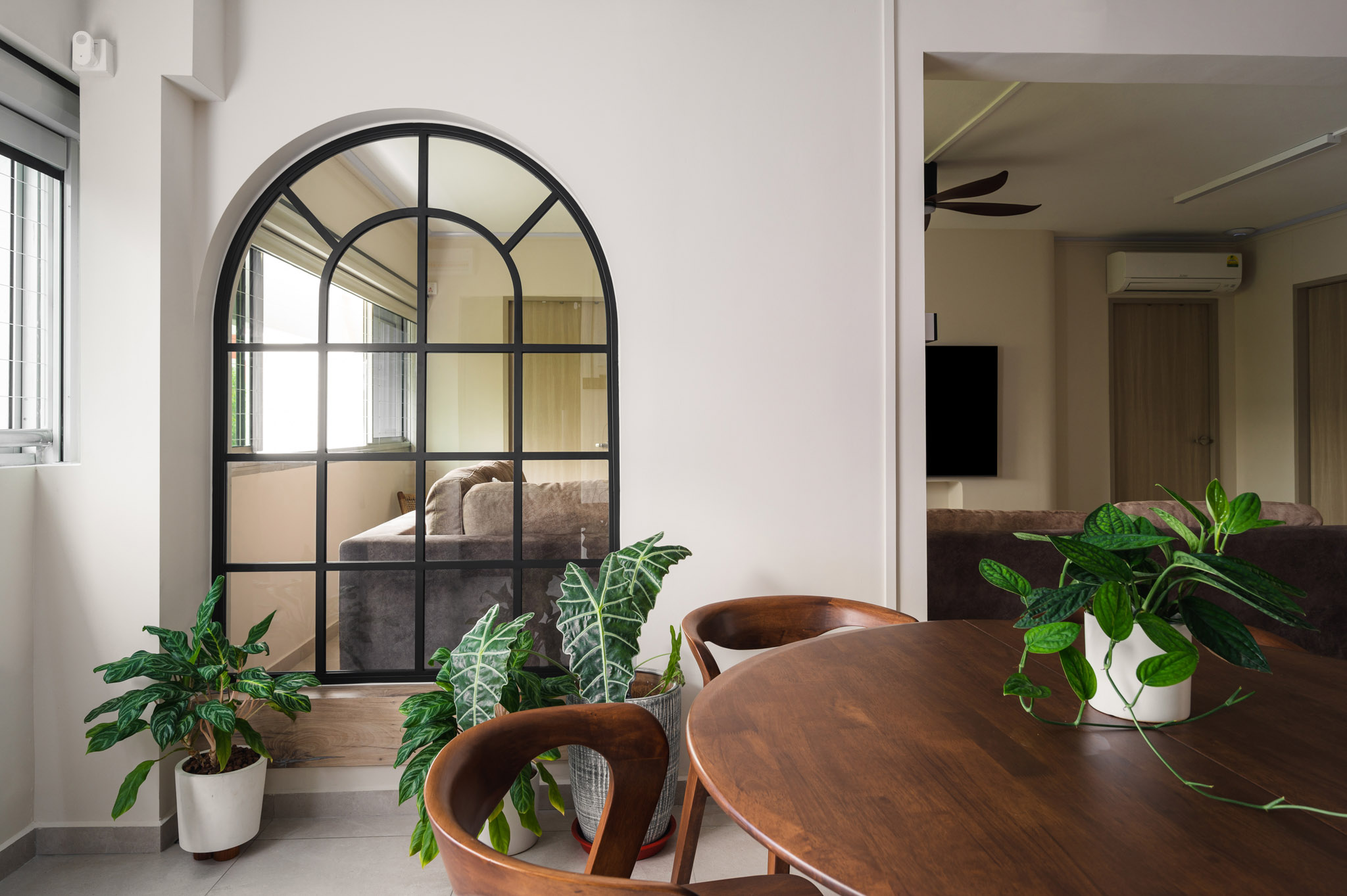 Minimalist, Modern, Rustic Design - Living Room - HDB 5 Room - Design by The Alchemists Design