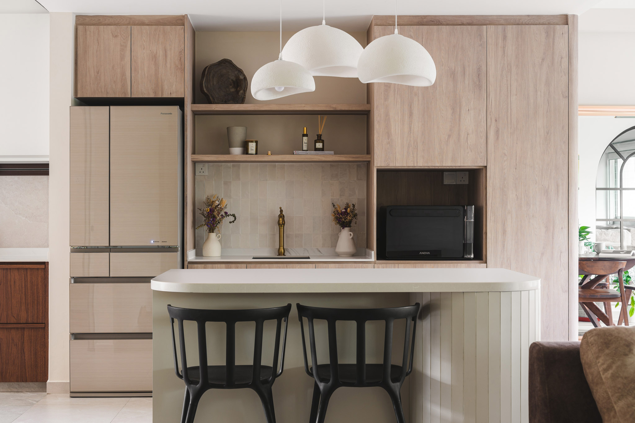 Minimalist, Modern, Rustic Design - Kitchen - HDB 5 Room - Design by The Alchemists Design