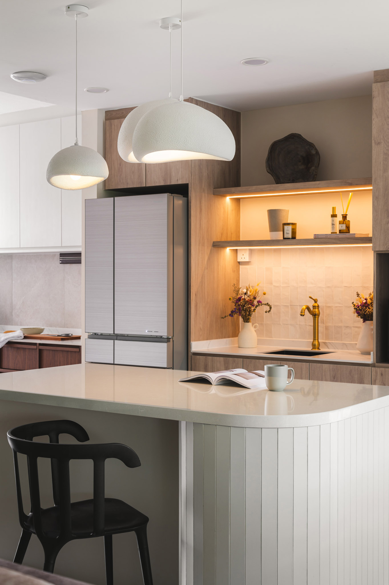 Minimalist, Modern, Rustic Design - Kitchen - HDB 5 Room - Design by The Alchemists Design
