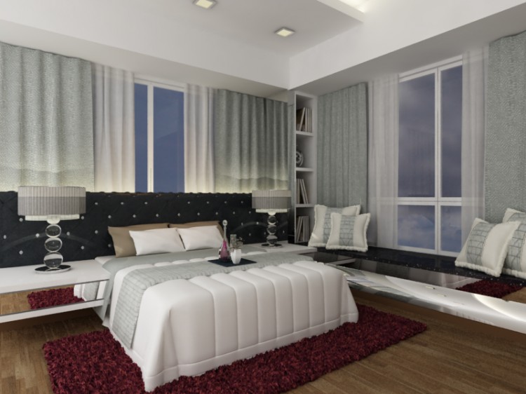 Contemporary, Eclectic Design - Bedroom - Condominium - Design by The Creative Formation Pte Ltd