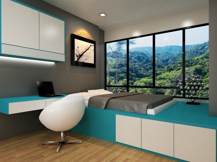 Contemporary, Minimalist Design - Bedroom - Condominium - Design by The Creative Formation Pte Ltd