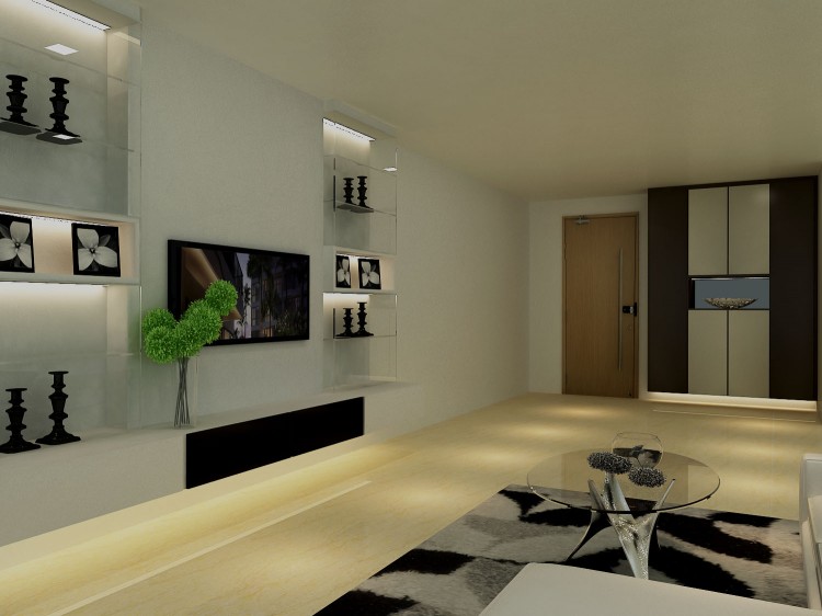 Minimalist, Modern Design - Living Room - HDB Executive Apartment - Design by The Creative Formation Pte Ltd