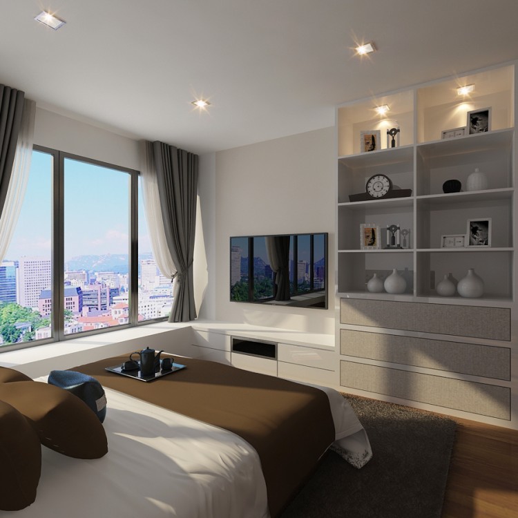 Minimalist, Modern Design - Bedroom - Condominium - Design by The Creative Formation Pte Ltd