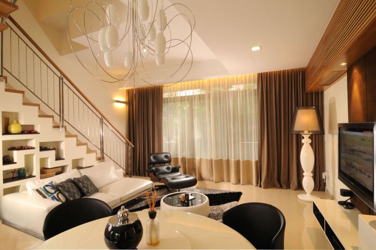Contemporary, Modern Design - Living Room - Landed House - Design by The Design Ministry Pte Ltd