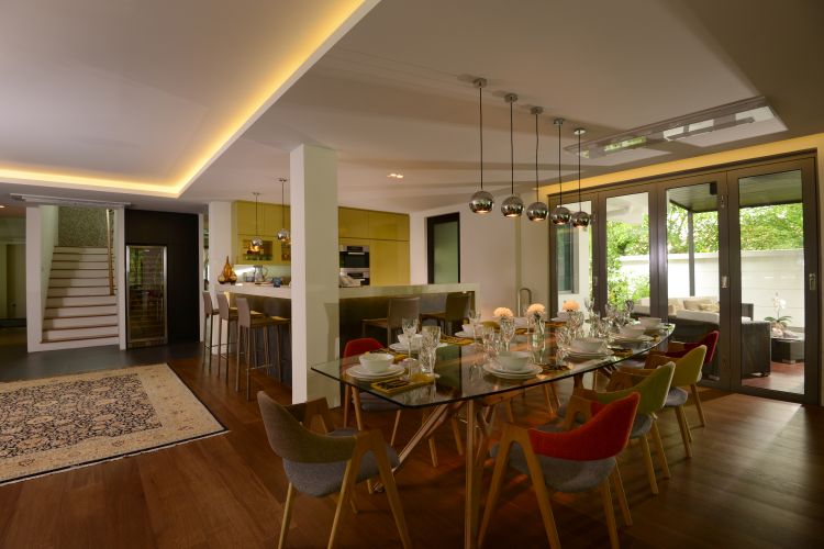 Contemporary, Country, Rustic Design - Dining Room - Landed House - Design by The Design Ministry Pte Ltd