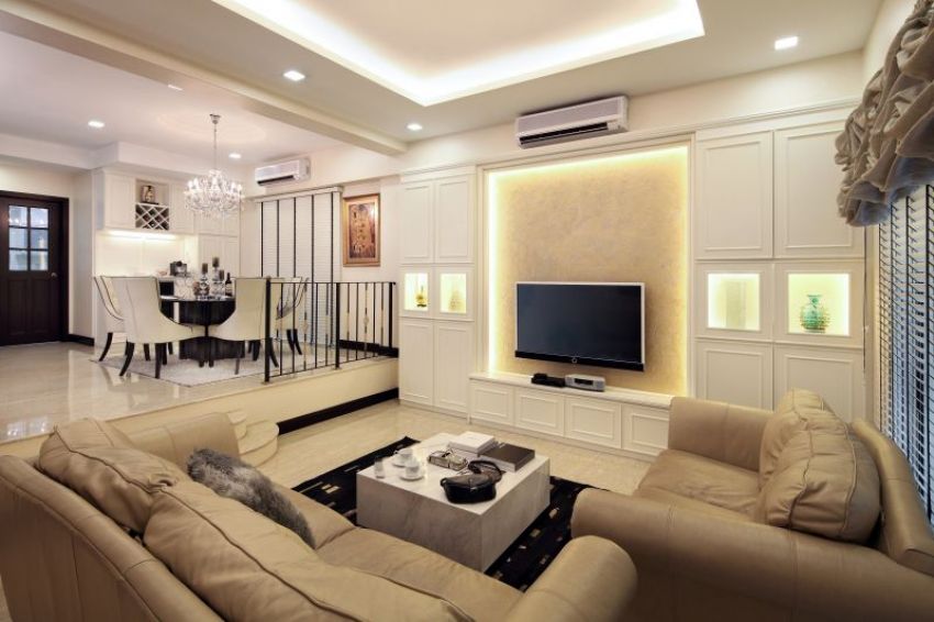 Modern, Victorian Design - Living Room - Landed House - Design by The Interior Place Pte Ltd