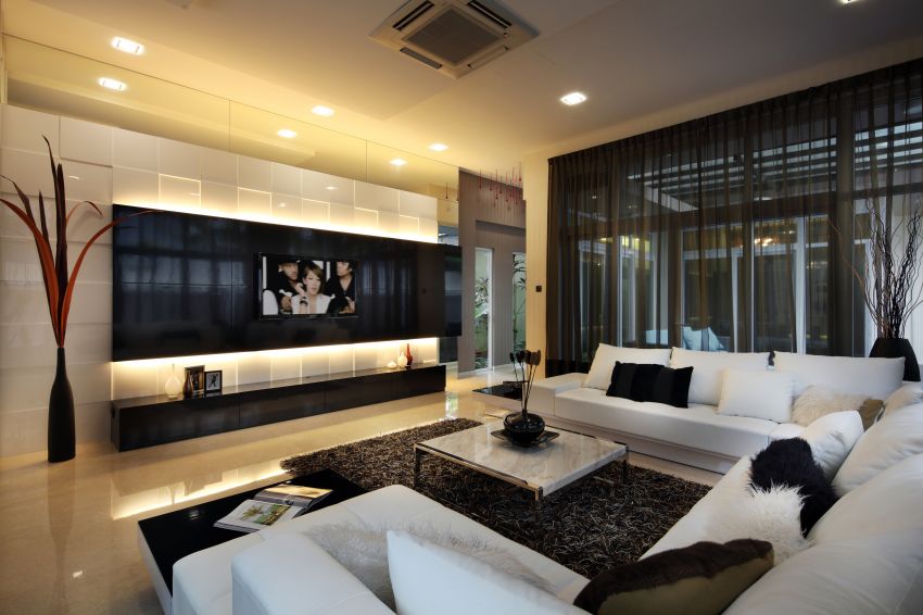 Modern Design - Living Room - Landed House - Design by The Interior Place Pte Ltd