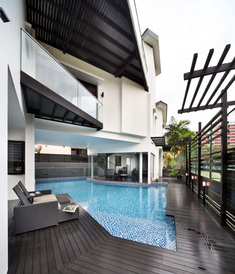 Contemporary, Modern Design - Balcony - Landed House - Design by The Interior Place Pte Ltd