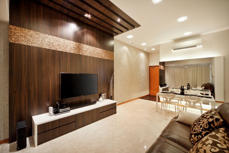 Contemporary, Eclectic, Modern Design - Living Room - Condominium - Design by The Interior Place Pte Ltd