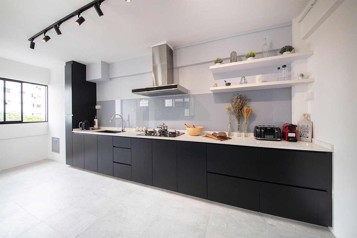 Modern Design - Kitchen - HDB 5 Room - Design by The Interior Place Pte Ltd