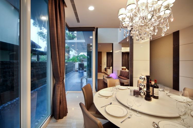 Contemporary, Modern, Resort Design - Dining Room - Landed House - Design by The Interior Place Pte Ltd