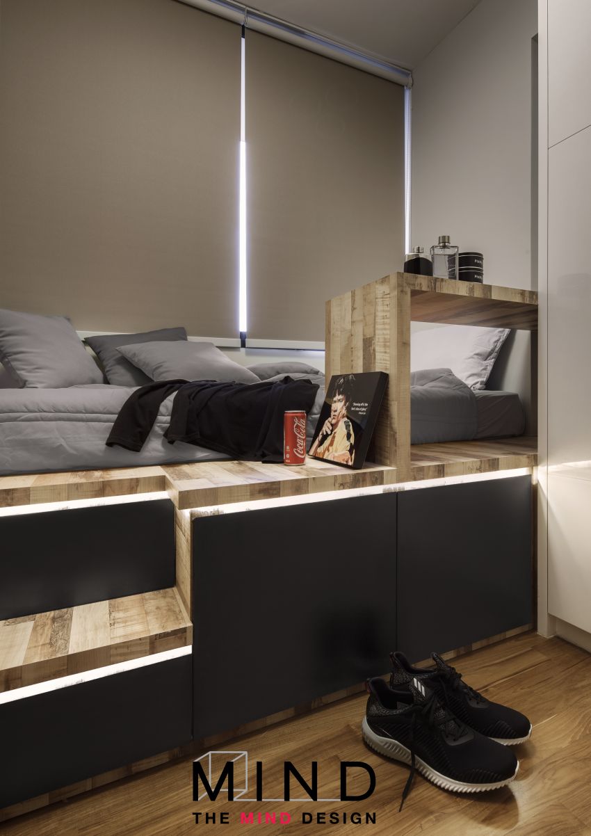 Eclectic, Industrial, Modern Design - Bedroom - Condominium - Design by The Mind Design Pte Ltd